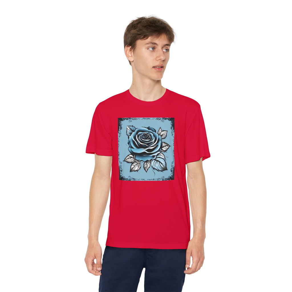 Flower Youth Tshirt, Girls Floral Tee, Kids Spring Shirt, Children's Botanical Top, Teen Blossom T-Shirt