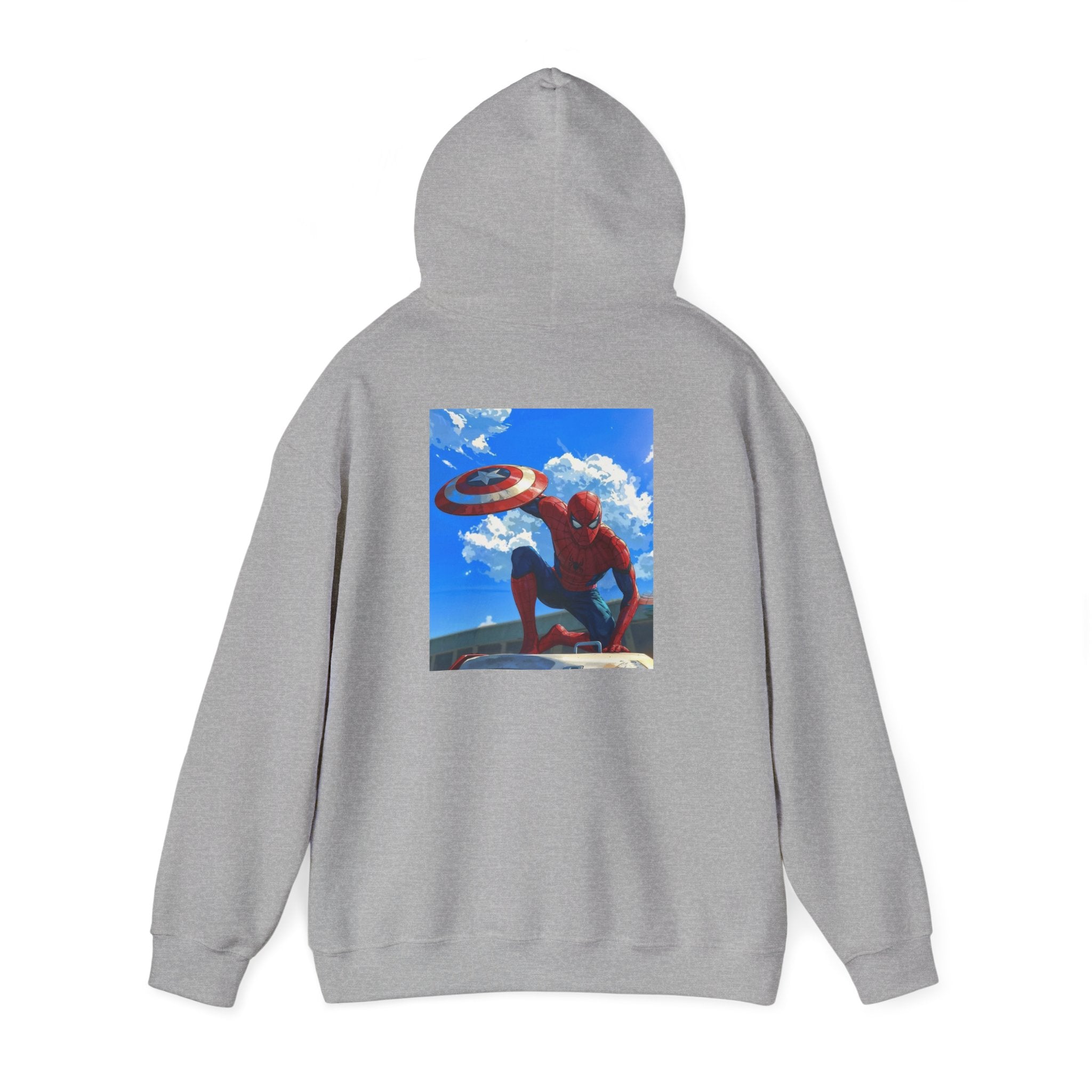 Hooded Sweatshirt - Spiderman Design