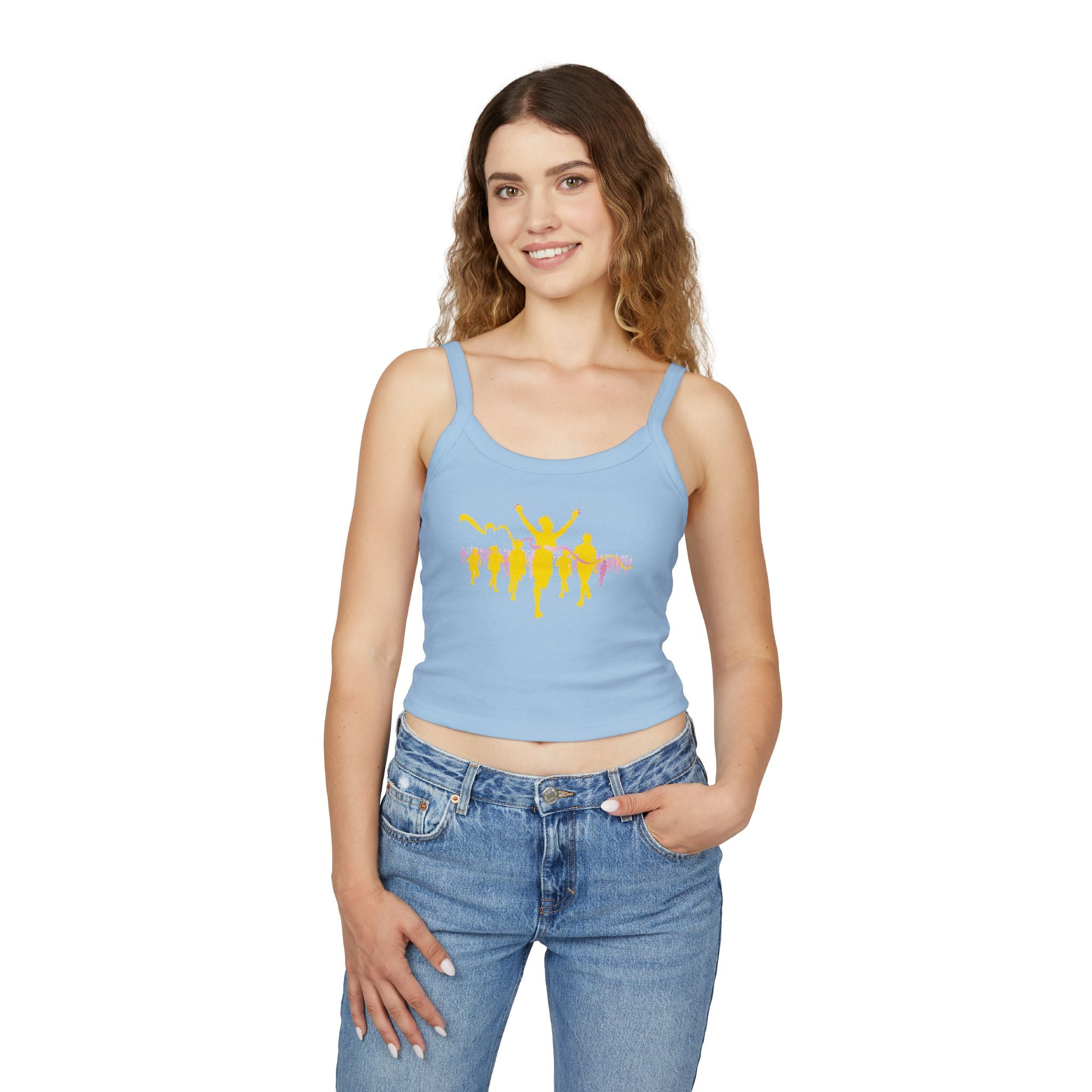Running Woman Tank Top, Athletic Workout Top, Fitness Sleeveless Shirt, Jogging Muscle Tee, Exercise Gym Cami