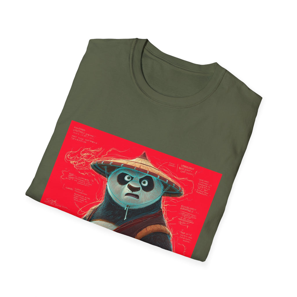Kung Fu Panda Unisex Softstyle T-Shirt, DreamWorks Animation Youth Competitor Tee, Graphic Tee, Movie Fan Gift, Cult Classic Shirt, Comfy