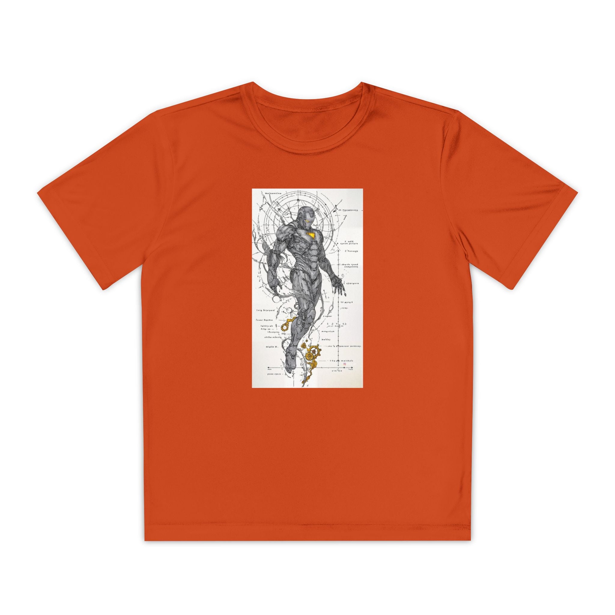 Superhero Youth T-Shirt Sports Graphic Tee, Cool Athletic Shirt for Kids