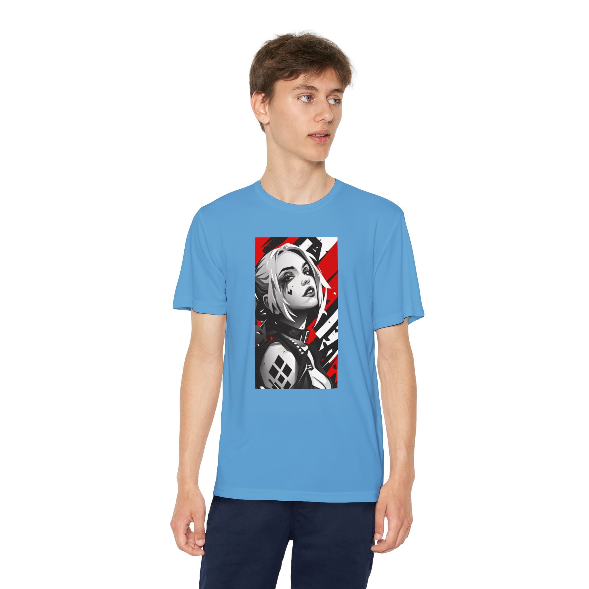 Superhero Youth T-Shirt Sports Graphic Tee, Cool Athletic Shirt for Kids