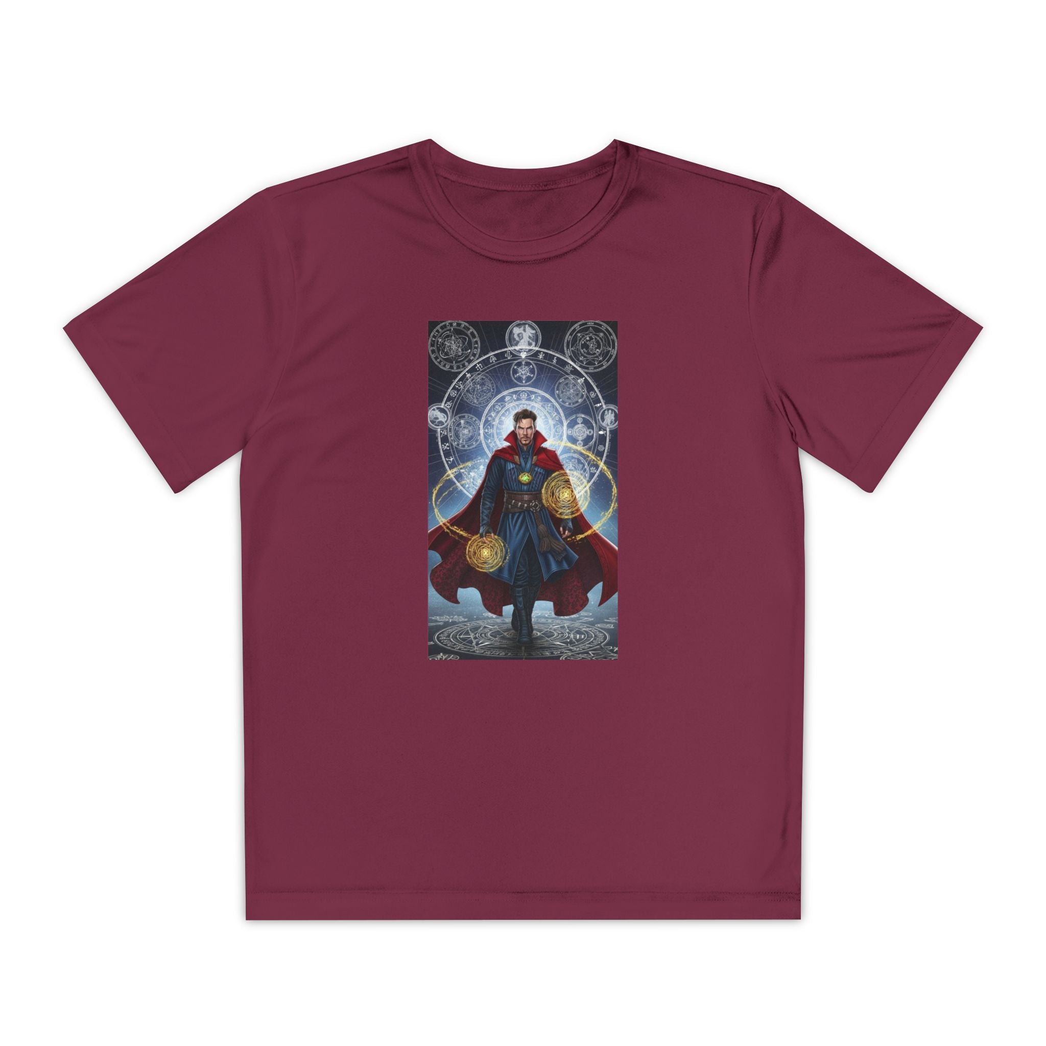 Superhero Youth T-Shirt Sports Graphic Tee, Cool Athletic Shirt for Kids, Perfect for Sports Events, Team Spirit