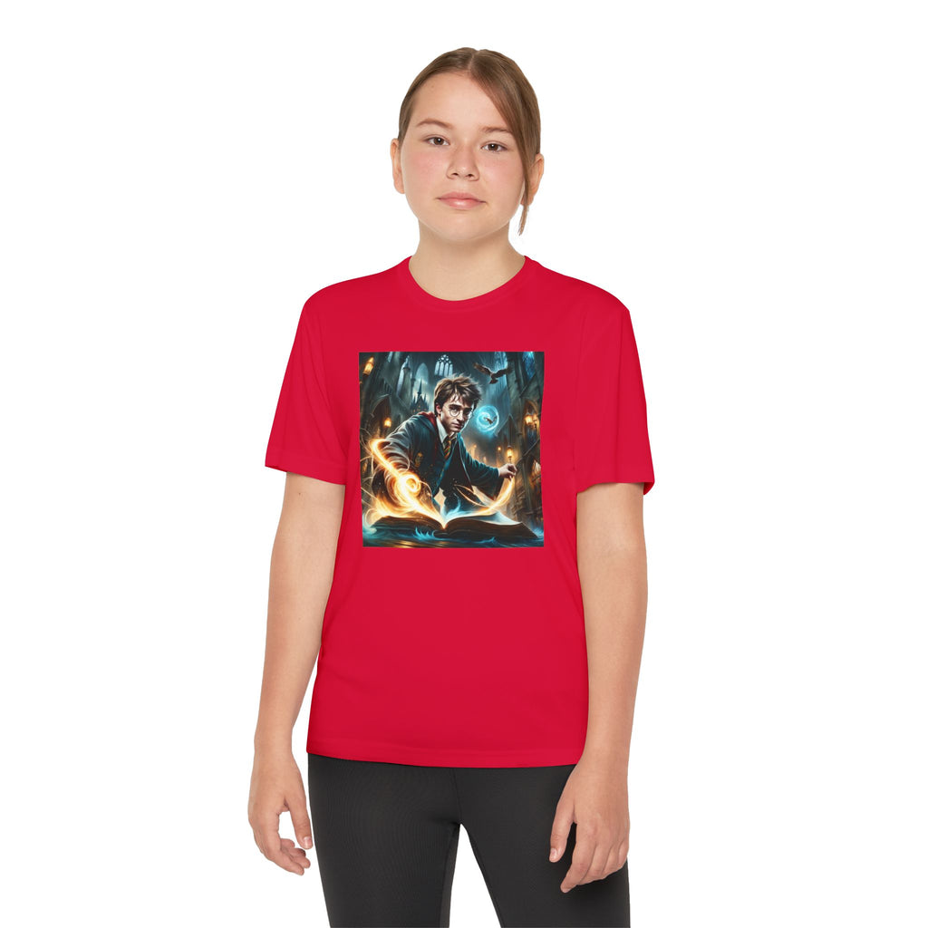Youth Competitor Tee - Harry Potter, Wizard School Shirt, Magical Kids Top, Hogwarts Fan Gift, Sorcerer's Stone T-Shirt