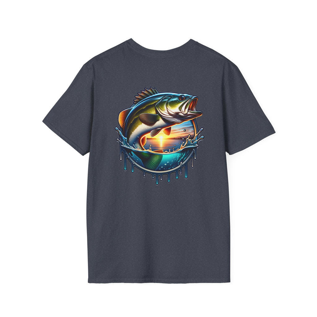 Patriotic Fishing Tshirt, American Flag Tee, 4th of July Shirt, USA Independence Day Top, Patriotic Graphic Tee, Unisex Patriotic