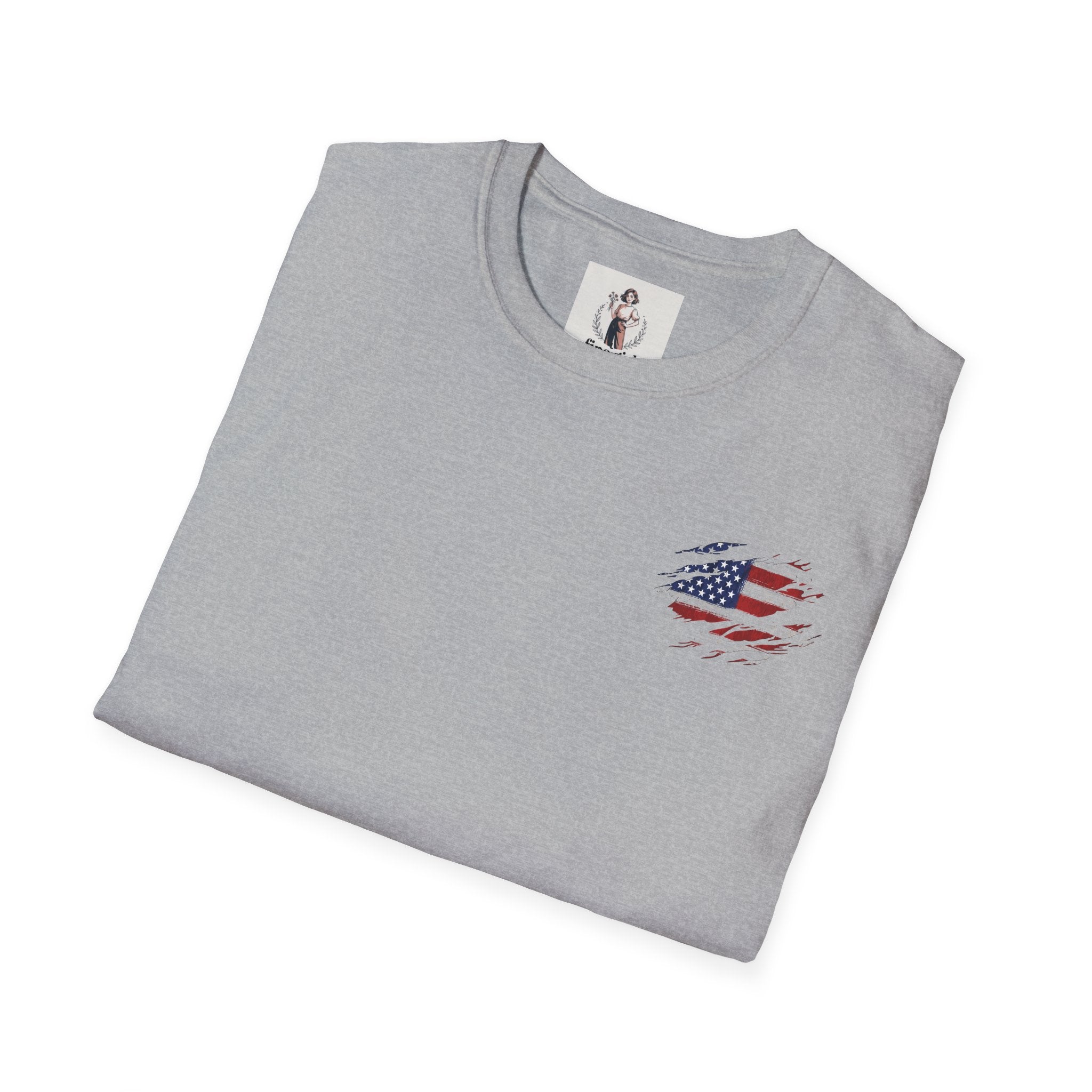 Paramedic Patriotic T-Shirt - USA Flag Tee, Fourth of July Shirt, American Pride Top, Independence Day Apparel, Red White Blue