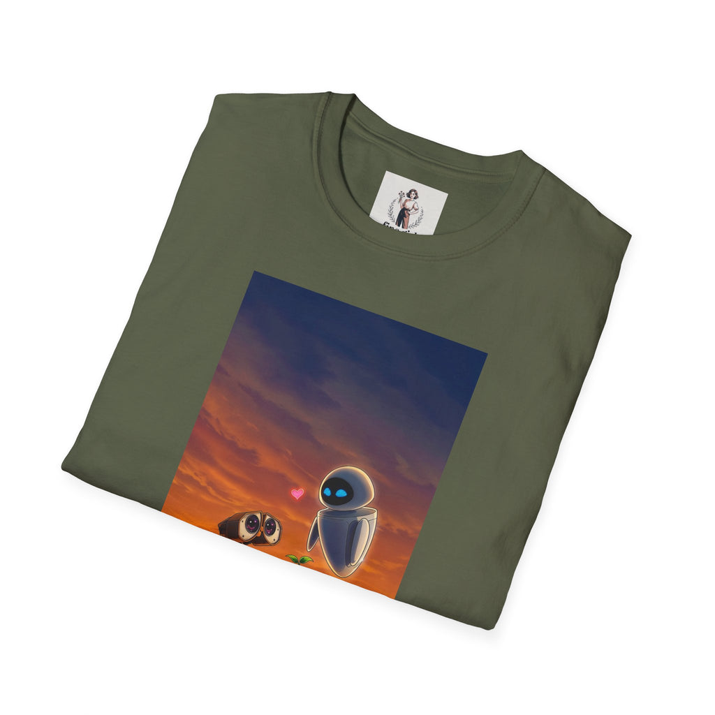 Wall-E Pixar Animation Unisex T-Shirt, Walt Disney Tee, Movie Lover Gift, Graphic Novelty Shirt, Cartoon Character Apparel