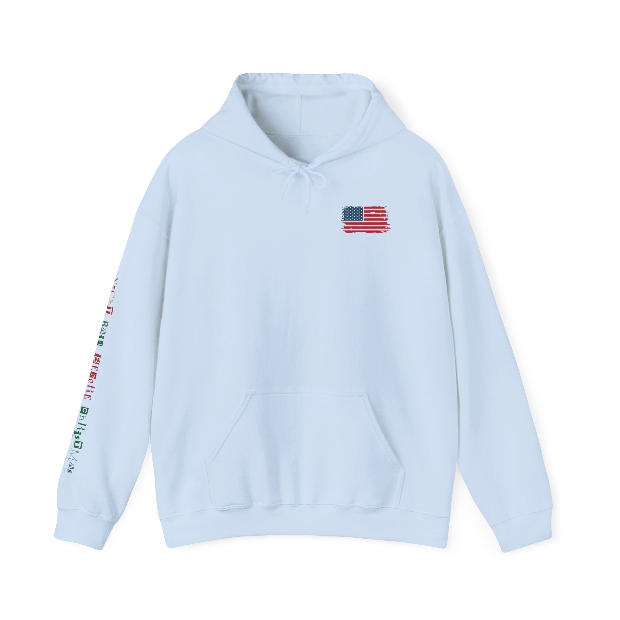 Night Raid Before Christmas Patriotic Hoodie Rebel Spirit Unisex Hoodie