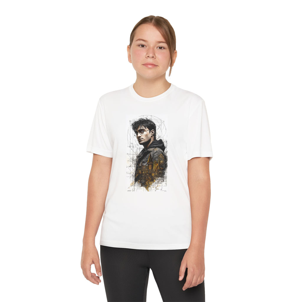 Youth Competitor Tee - Harry Potter, Wizard School Shirt, Magical Kids Top, Hogwarts Fan Gift, Sorcerer's Stone T-Shirt