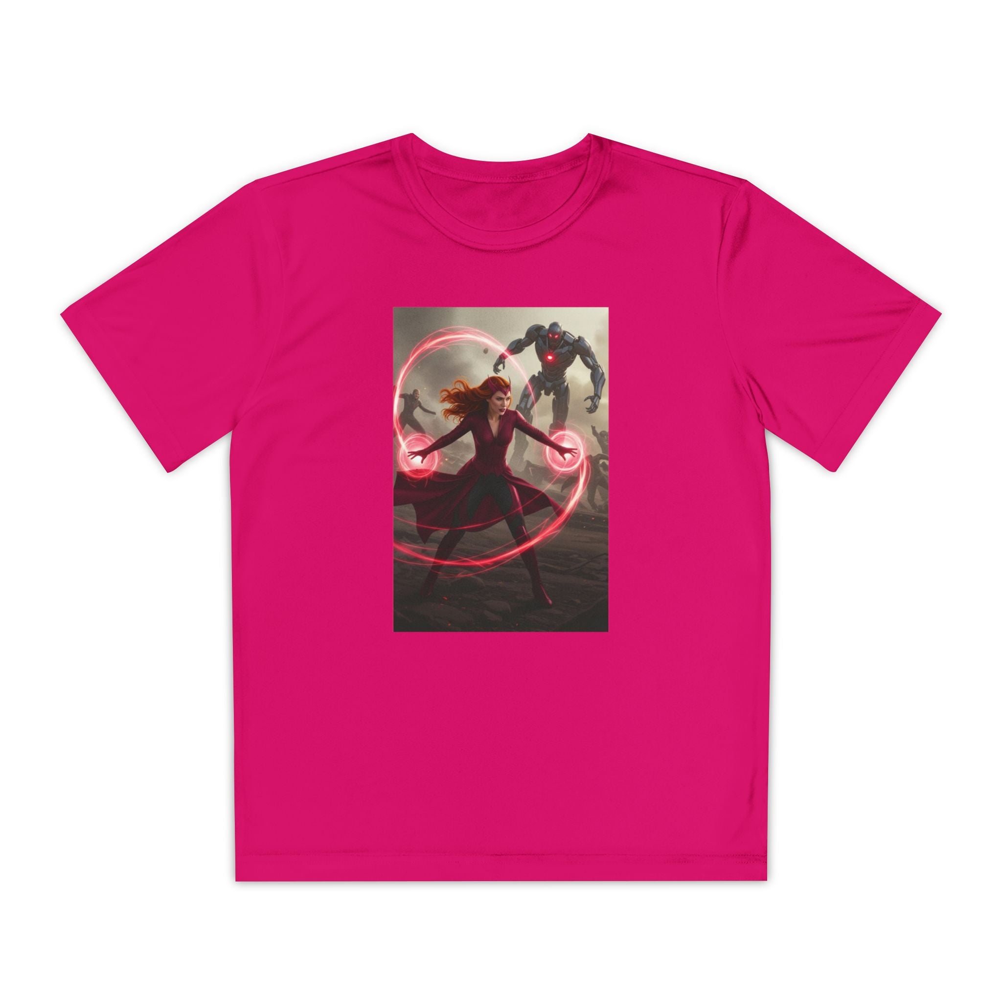 Superhero Youth T-Shirt Sports Graphic Tee, Cool Athletic Shirt for Kids