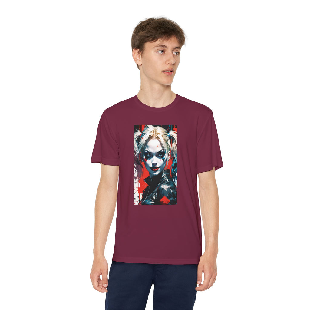 Superhero Youth T-Shirt Sports Graphic Tee, Cool Athletic Shirt for Kids