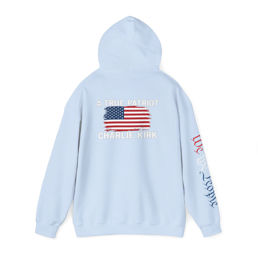 Charlie kirk Patriotic Hoodie Rebel Spirit Unisex Hoodie