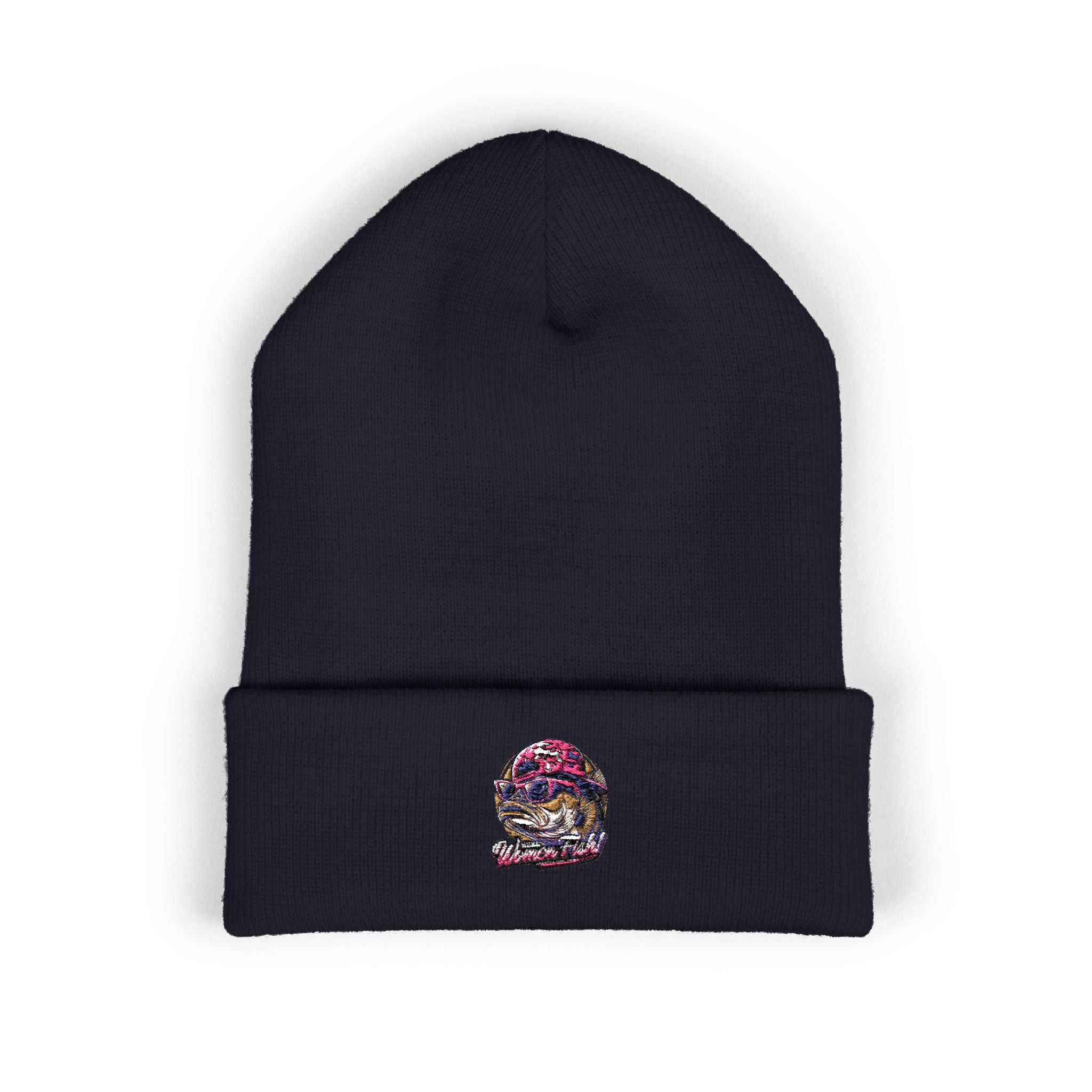 Embroidered Fishing Beanie, Fisherman Gift, Outdoor Apparel, Fishing Gear, Angler Hat, Fishing Lure Beanie