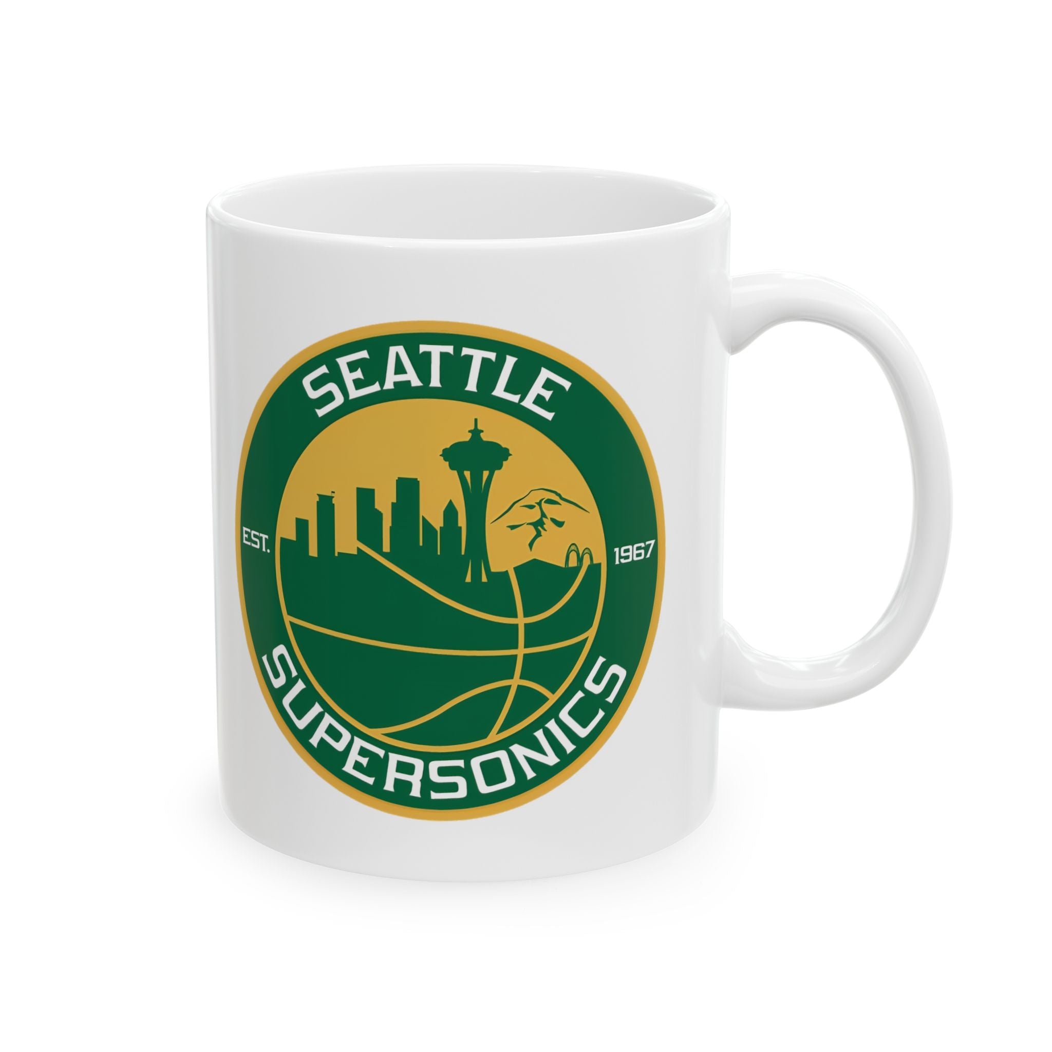 The Seattle SuperSonics Basketball Coffee & Tea Mug