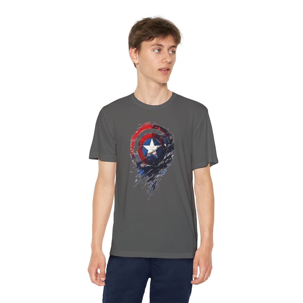 Advengers Youth T-Shirt Sports Graphic Tee, Cool Athletic Shirt for Kids