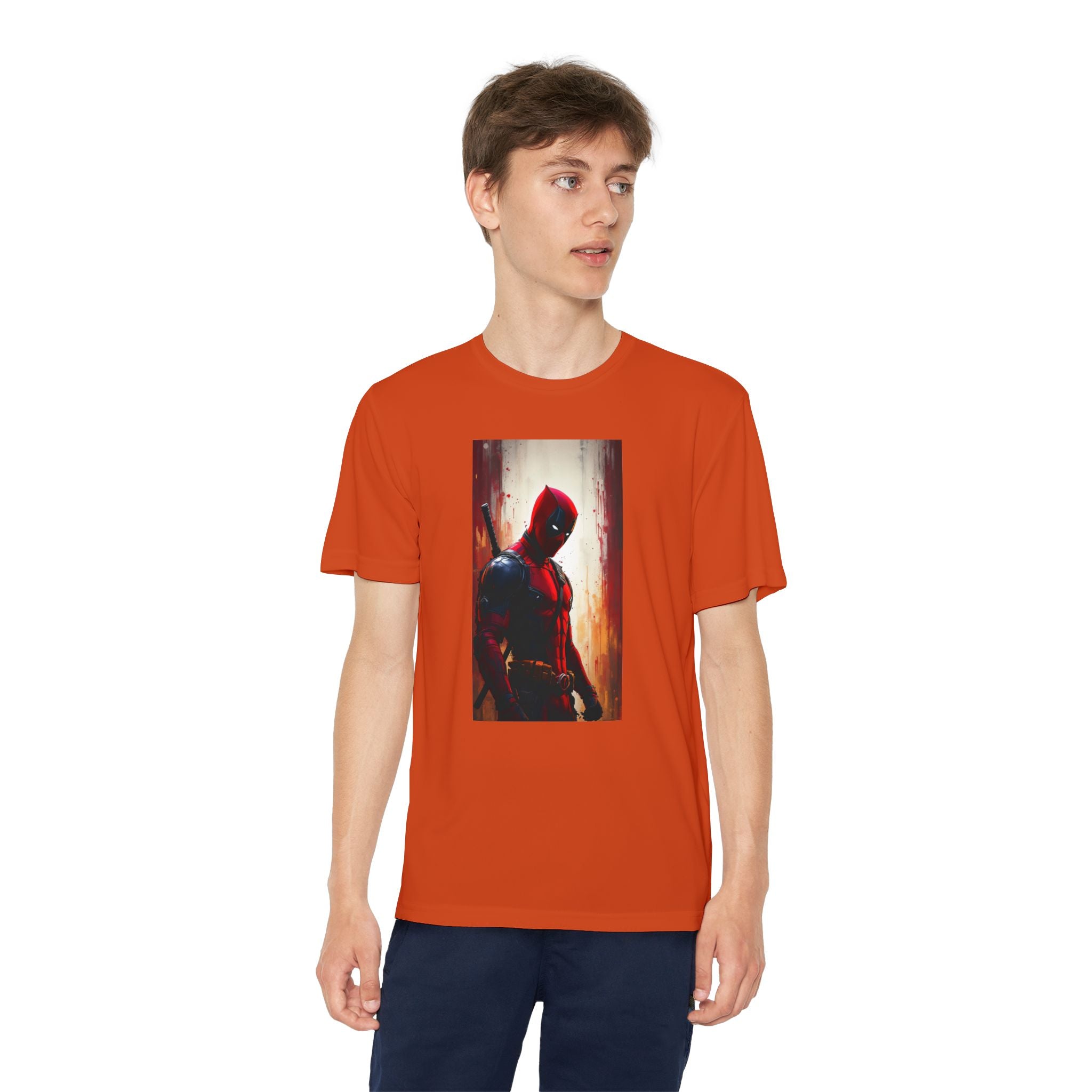 Deadpool Superhero Marvel Patriotic, Kids Graphic T-Shirt, Boys Hero Top, Girls Comic Book Clothing, Birthday