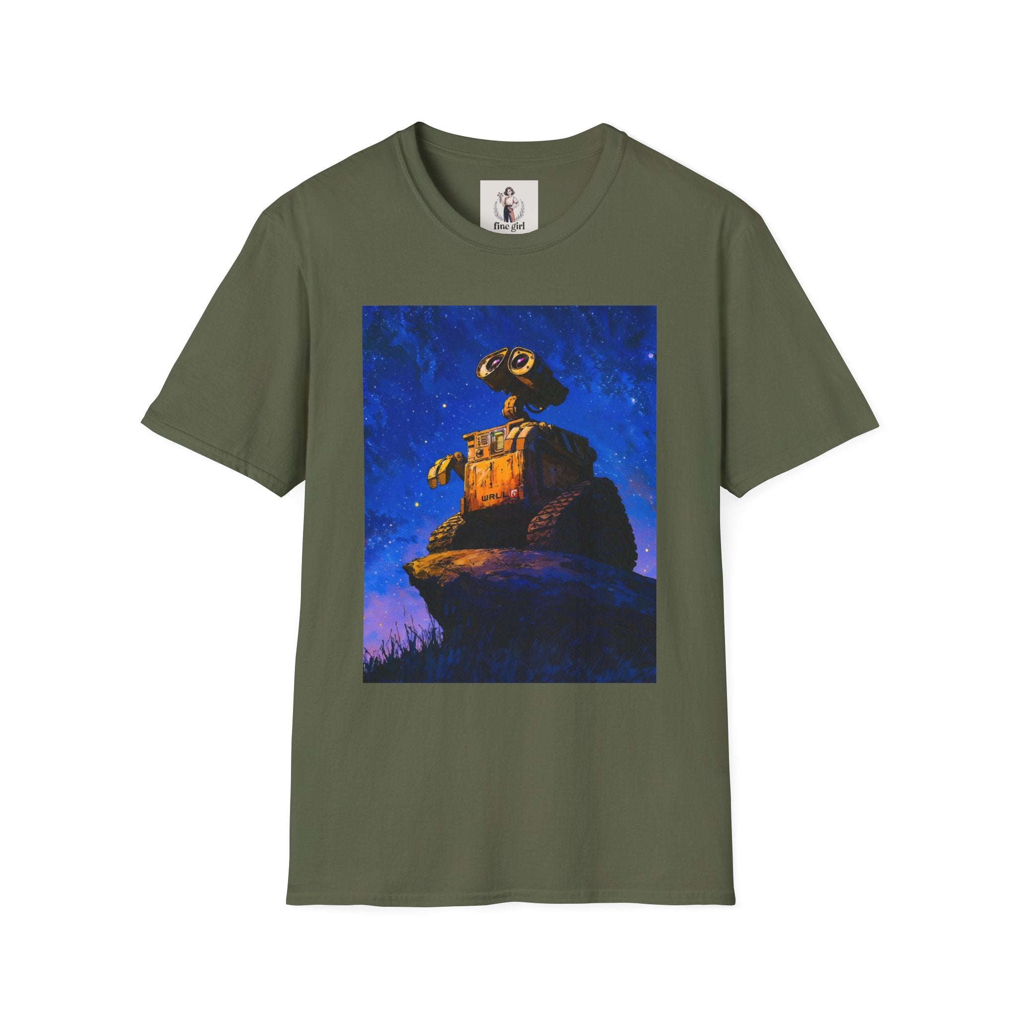 Wall-E Pixar Animation Unisex T-Shirt, Walt Disney Tee, Movie Lover Gift, Graphic Novelty Shirt, Cartoon Character Apparel