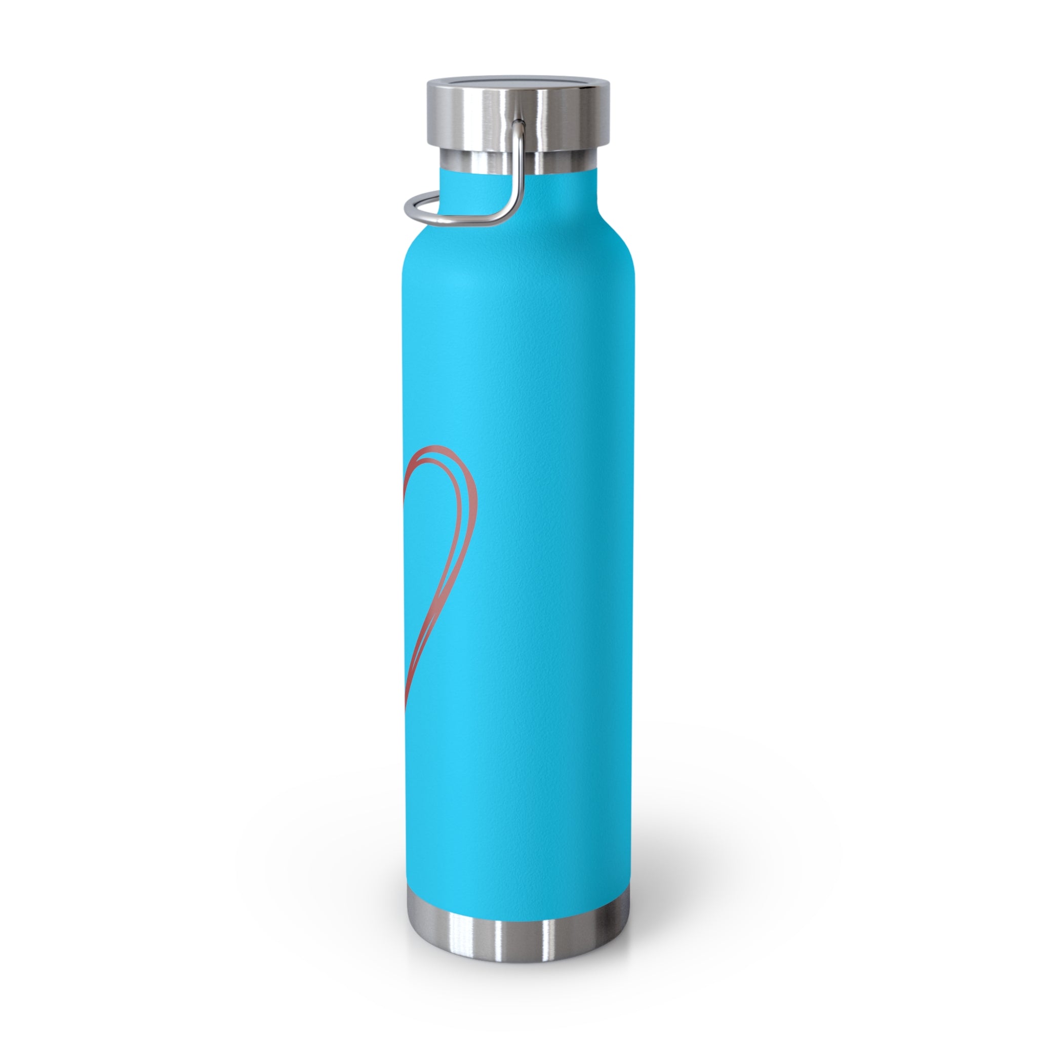 Heart Copper Insulated Water Bottle