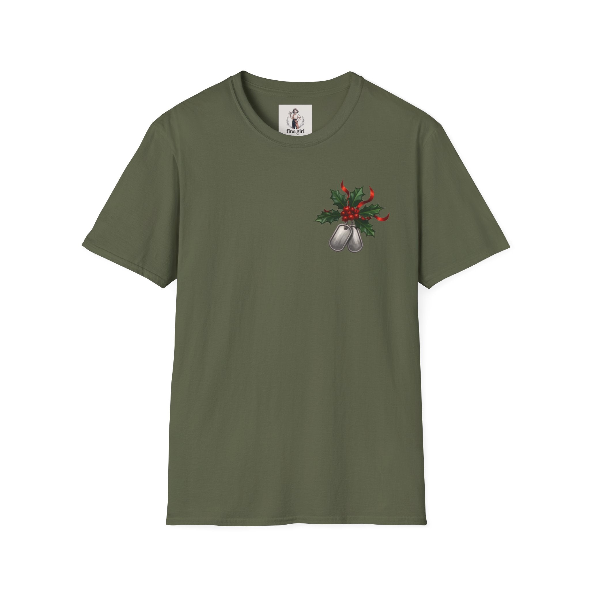 Yule Guard Patriotic Christmas Holiday ~ Unisex Softstyle T-Shirt
