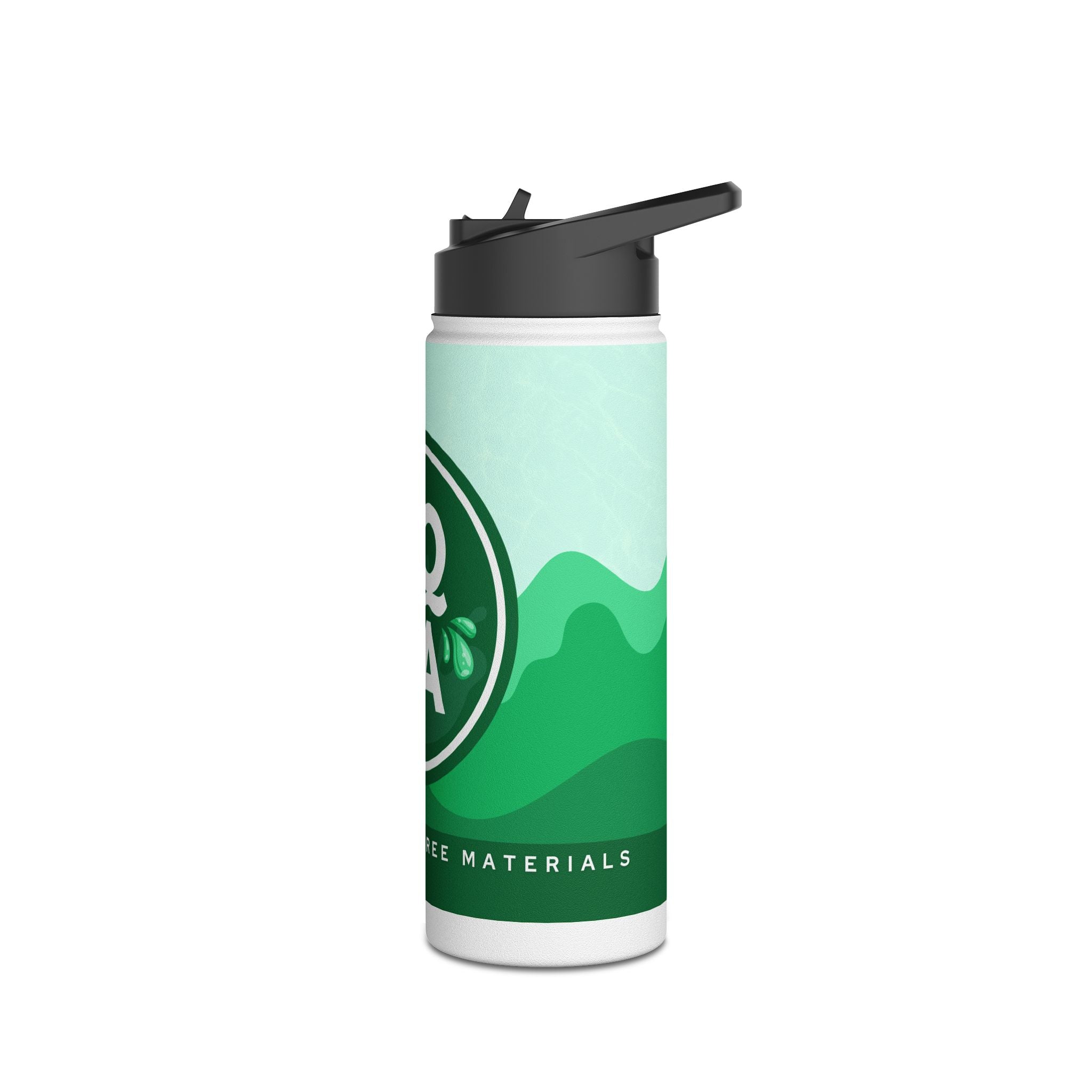 Aqua Stainless Steel Water Bottle, Eco-Friendly Hydration for Travel, Sports, Yoga, Gifts, Outdoor Adventures
