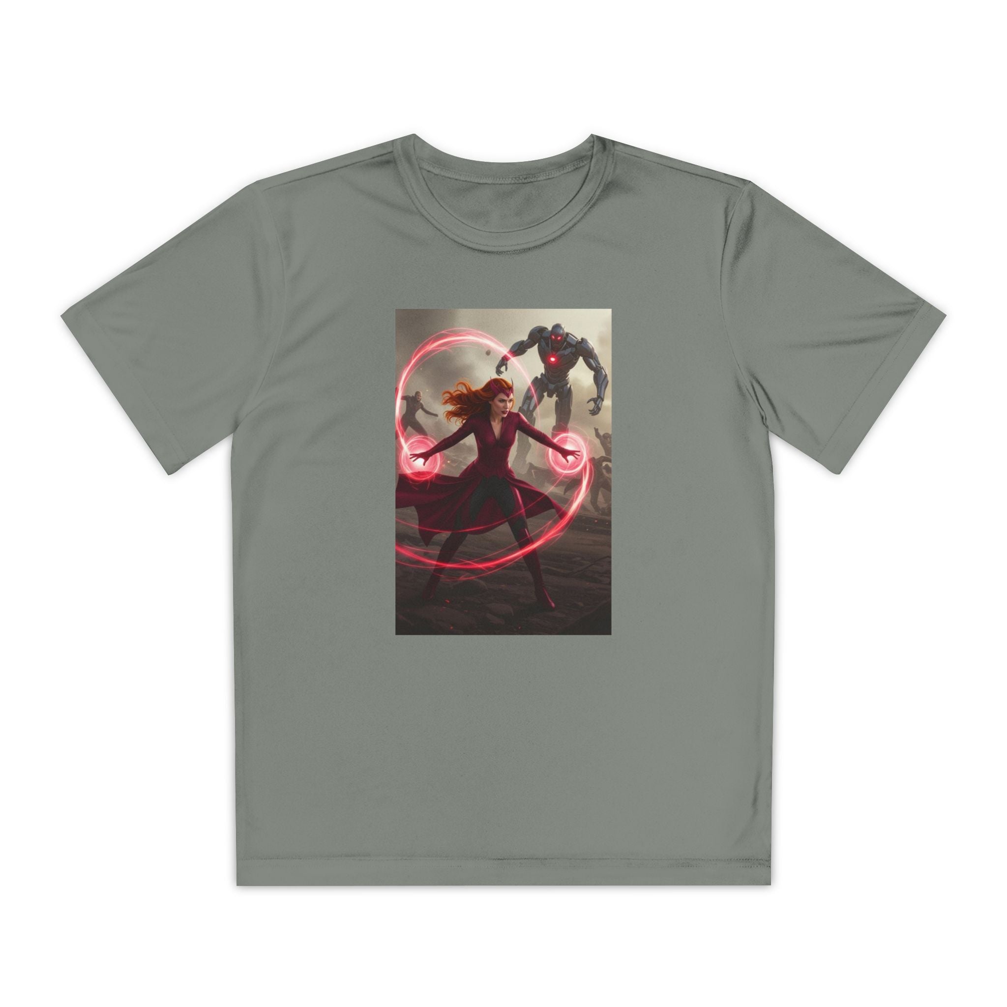 Superhero Youth T-Shirt Sports Graphic Tee, Cool Athletic Shirt for Kids
