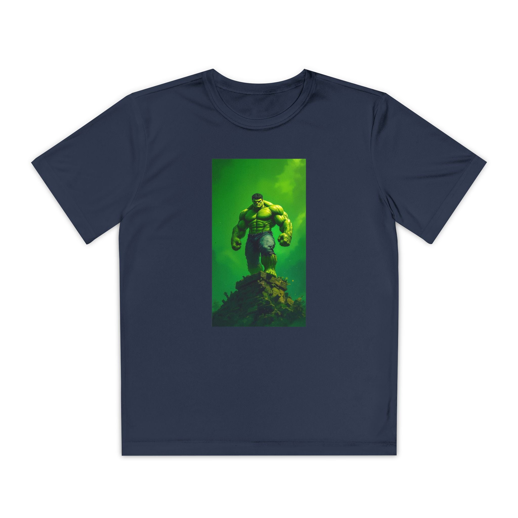 The Incredible Hulk Superhero Marvel Patriotic, Kids Graphic T-Shirt, Boys Hero Top, Girls Comic Book Clothing, Birthday