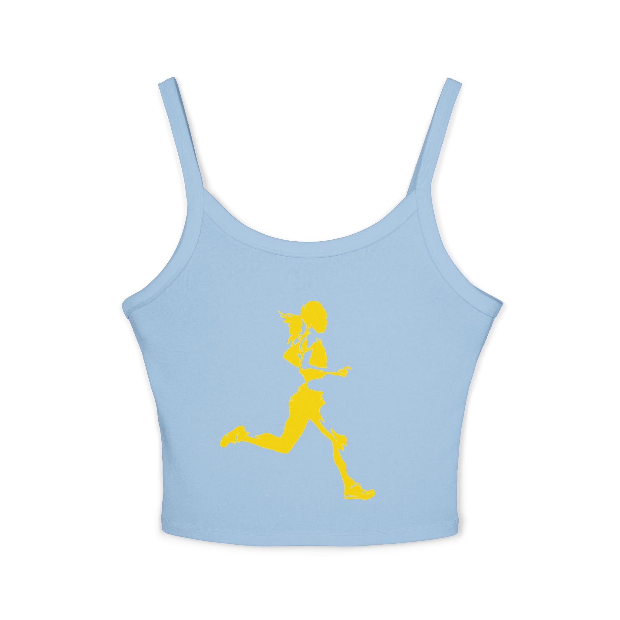 Running Woman Tank Top, Athletic Workout Top, Fitness Sleeveless Shirt, Jogging Muscle Tee, Exercise Gym Cami