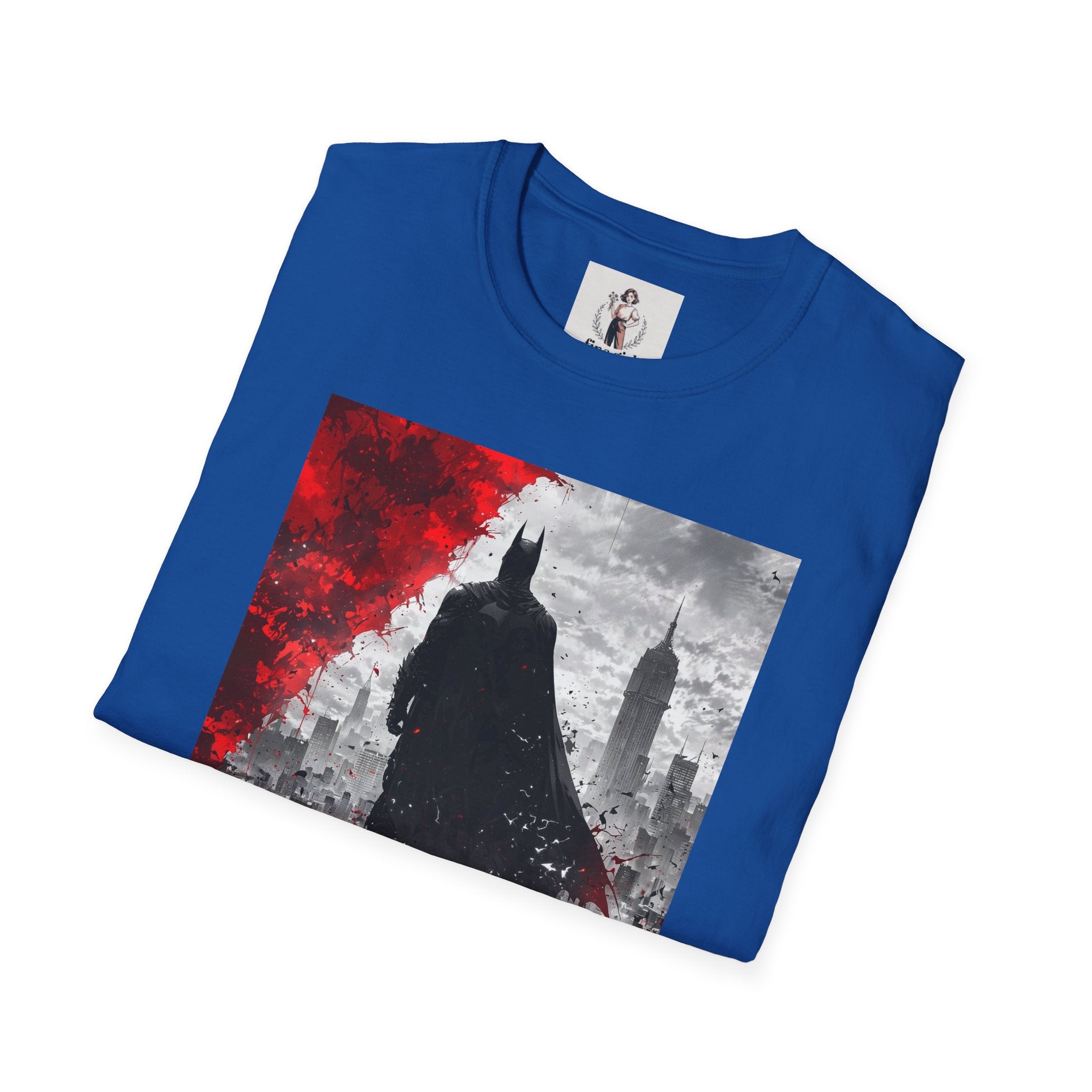 Batman Marvel Unisex Softstyle T-Shirt, Comic Book Tee, Geeky Clothing, Cosplay Costume Top