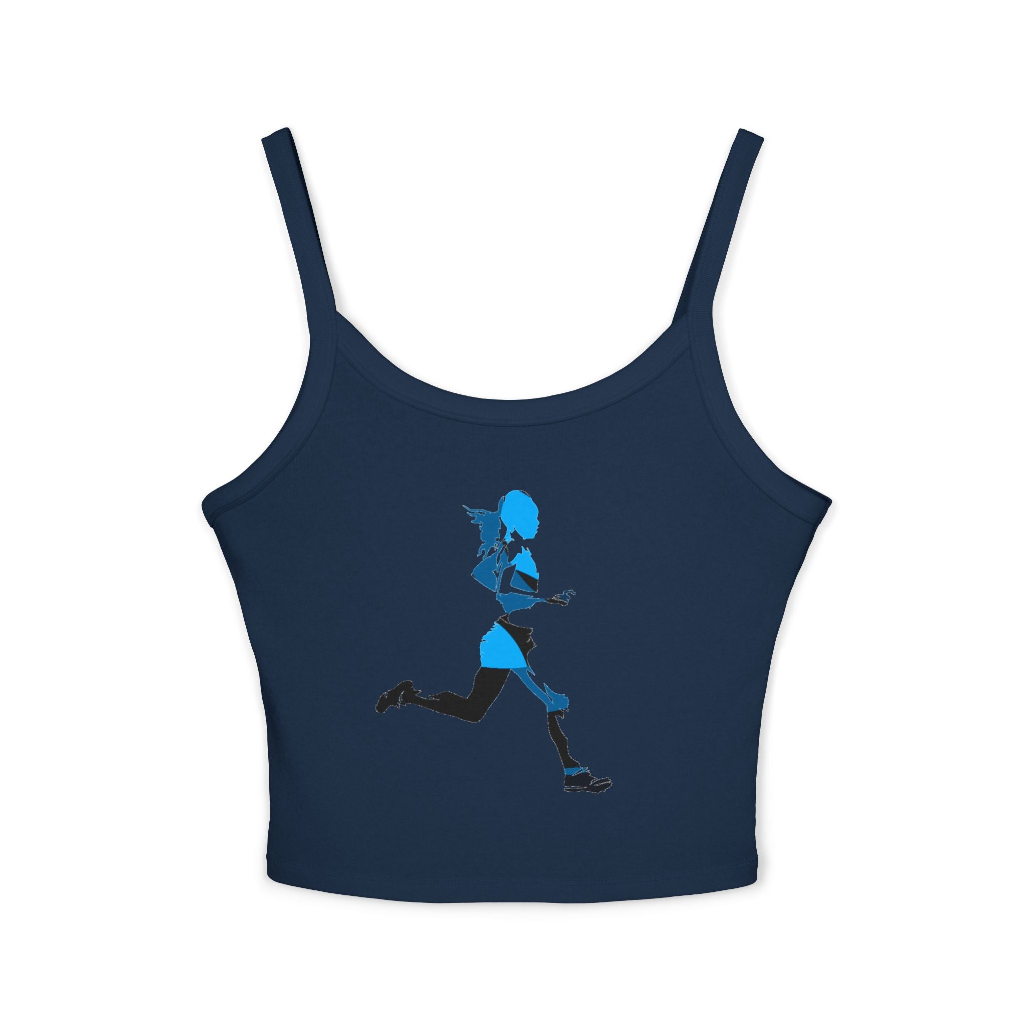 Running Woman Tank Top, Athletic Workout Top, Fitness Sleeveless Shirt, Jogging Muscle Tee, Exercise Gym Cami
