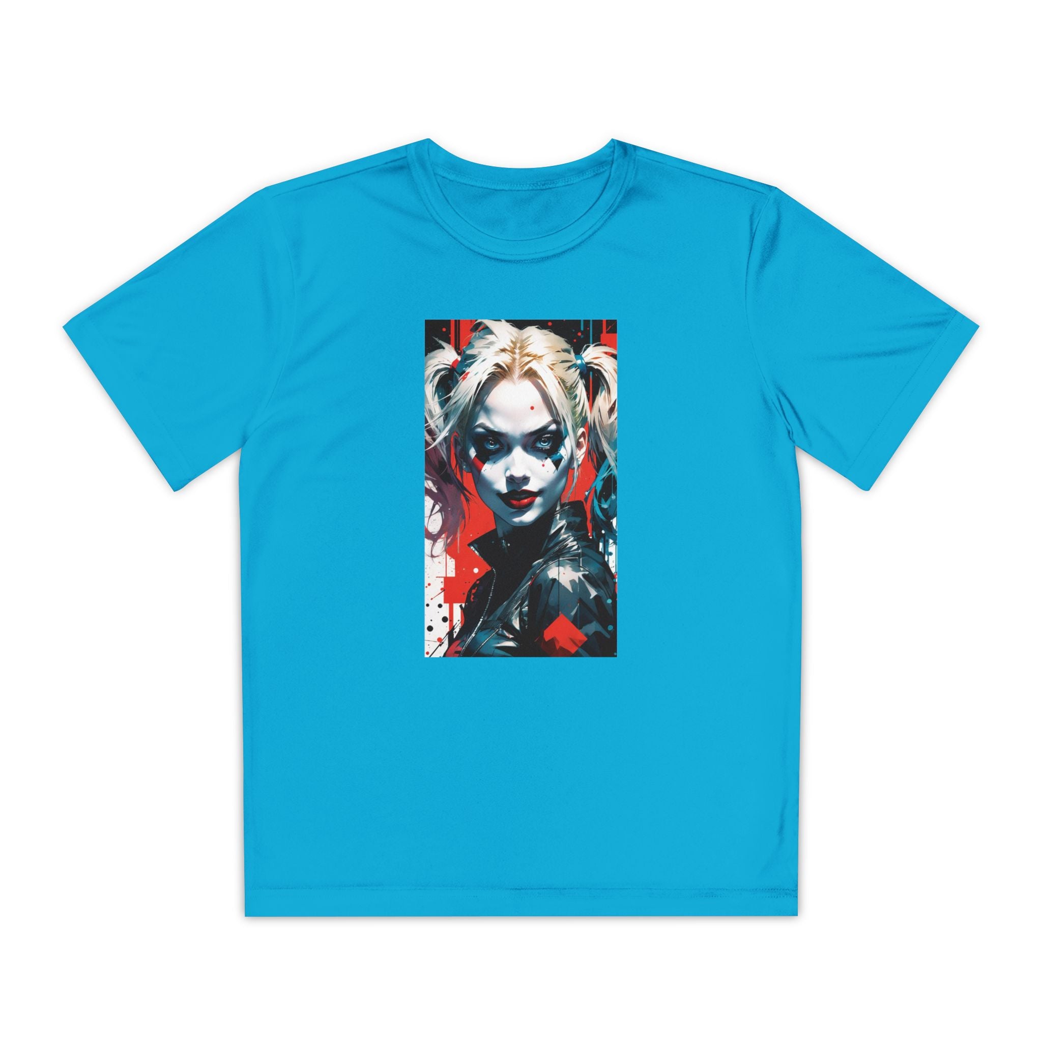 Superhero Youth T-Shirt Sports Graphic Tee, Cool Athletic Shirt for Kids