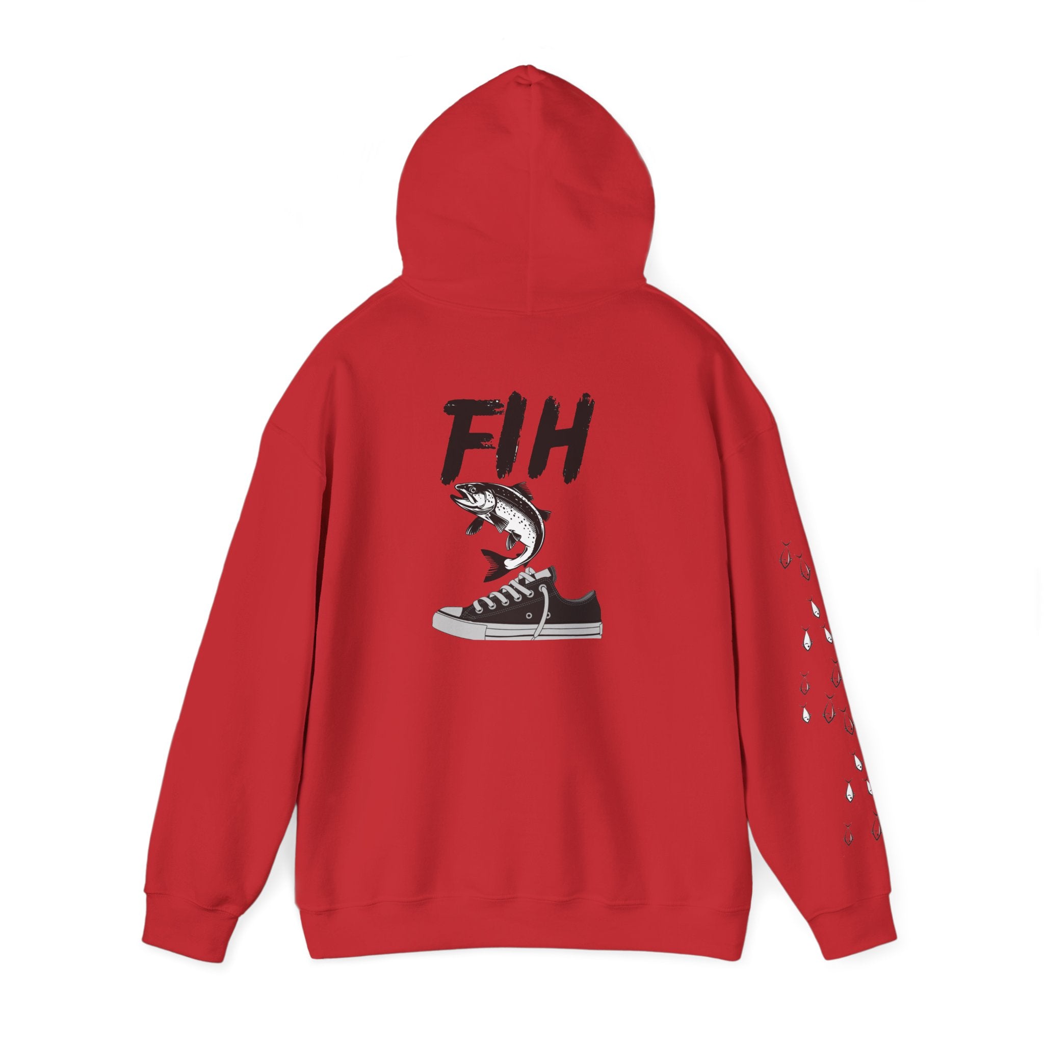 Fishing Patriotic Hoodie, American Flag Sweatshirt, Fisherman Gift, Outdoor Fishing Apparel, USA Pride Jumper