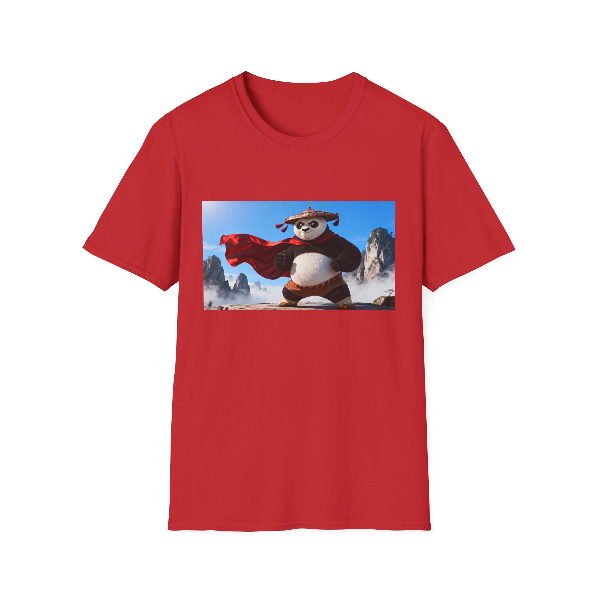 Kung Fu Panda Unisex Softstyle T-Shirt, DreamWorks Animation Youth Competitor Tee, Graphic Tee, Movie Fan Gift, Cult Classic Shirt, Comfy