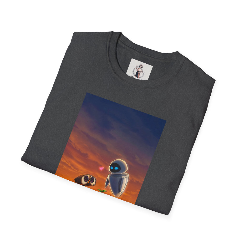 Wall-E Pixar Animation Unisex T-Shirt, Walt Disney Tee, Movie Lover Gift, Graphic Novelty Shirt, Cartoon Character Apparel
