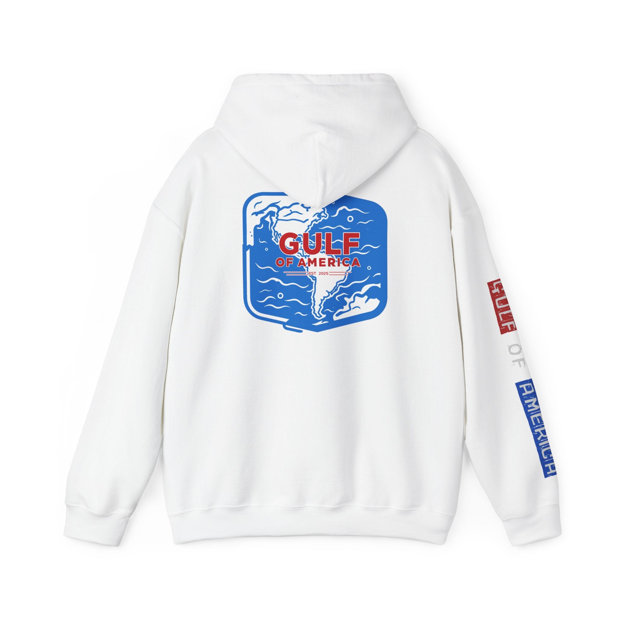 Gulf Of America Patriotic Hoodie, USA Patriotism Sweatshirt, American Flag Pullover, Independence Day Apparel, Fourth of July Gift