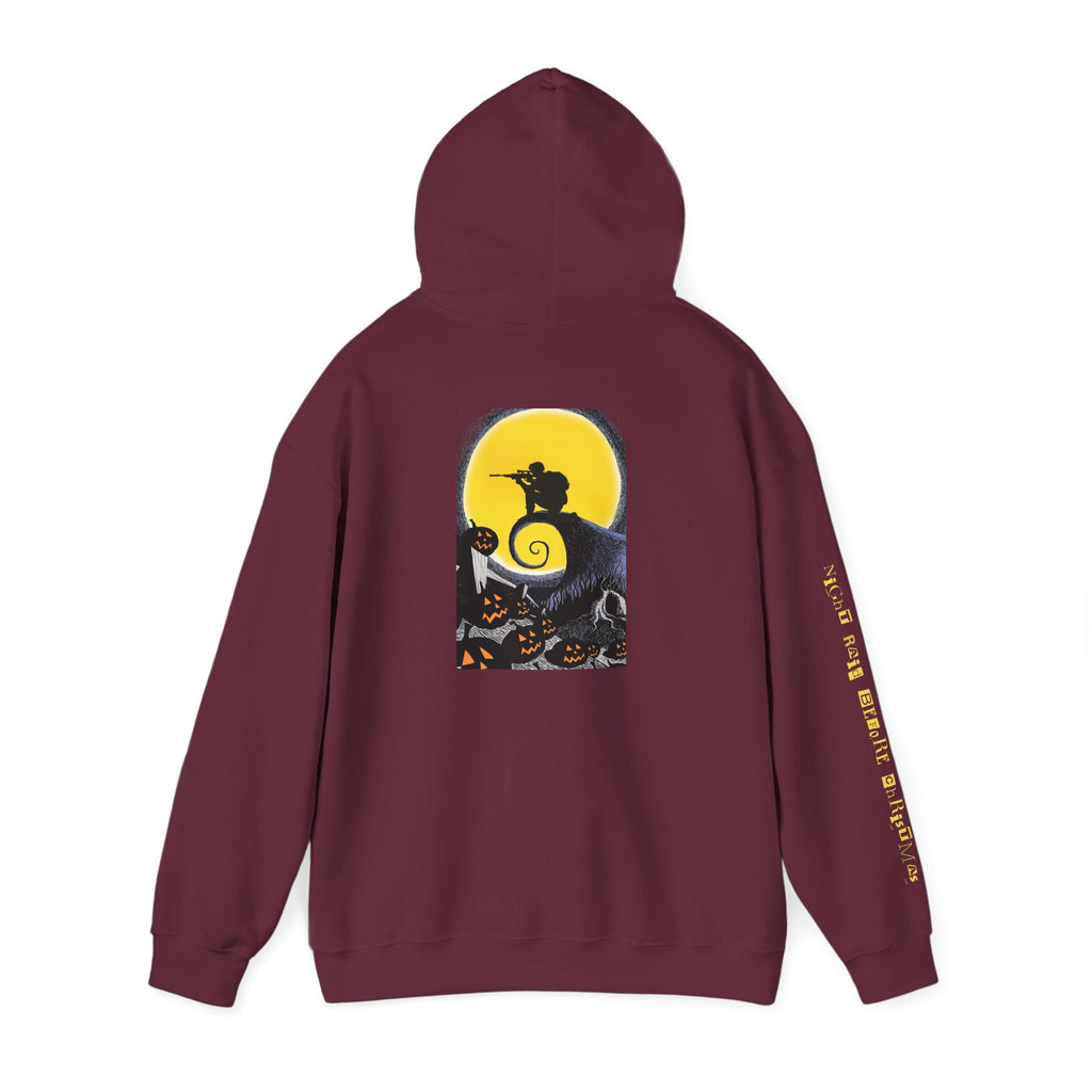 Night Raid Before Christmas Patriotic Hoodie Rebel Spirit Unisex Hoodie