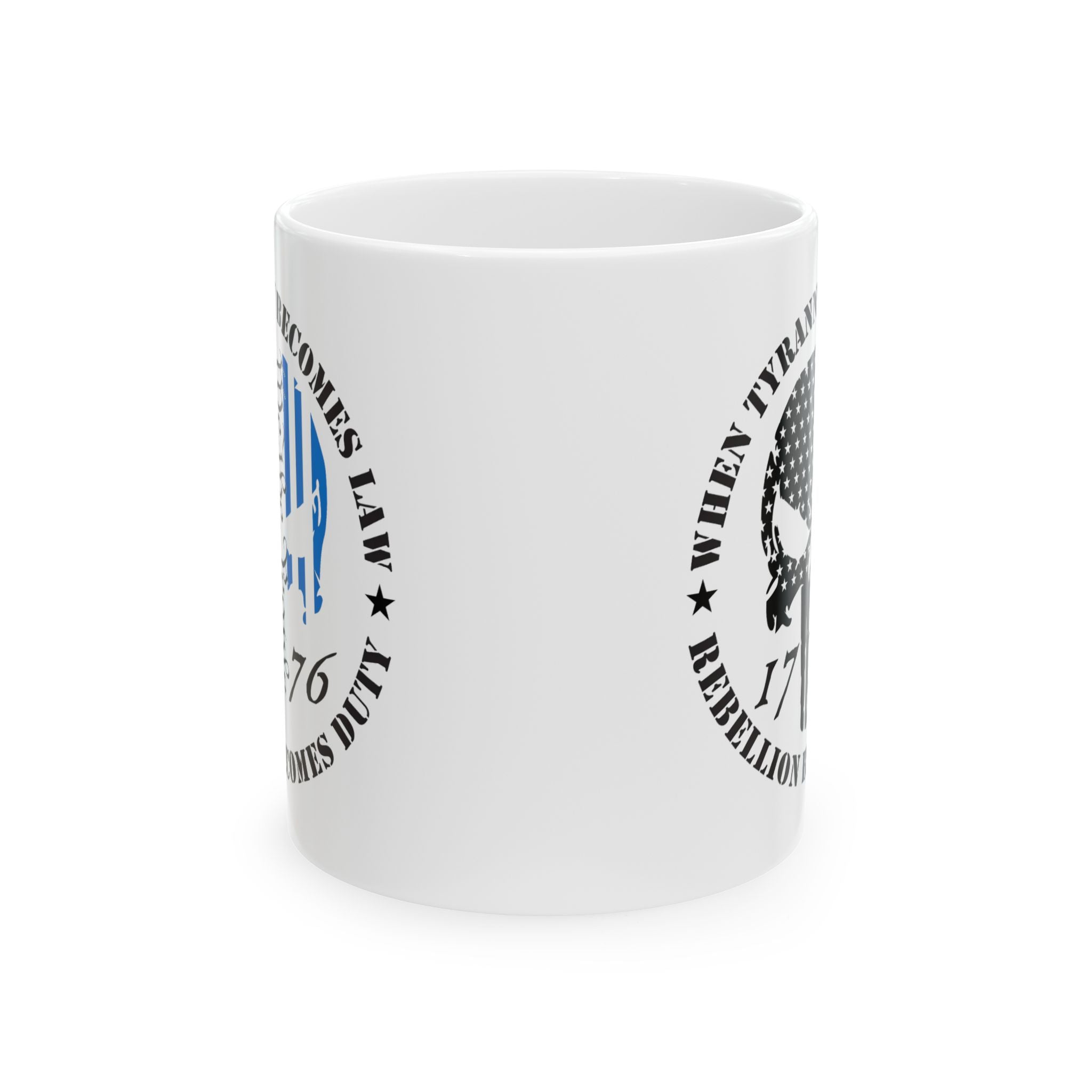 Thin Blue Line Patriotic Mug