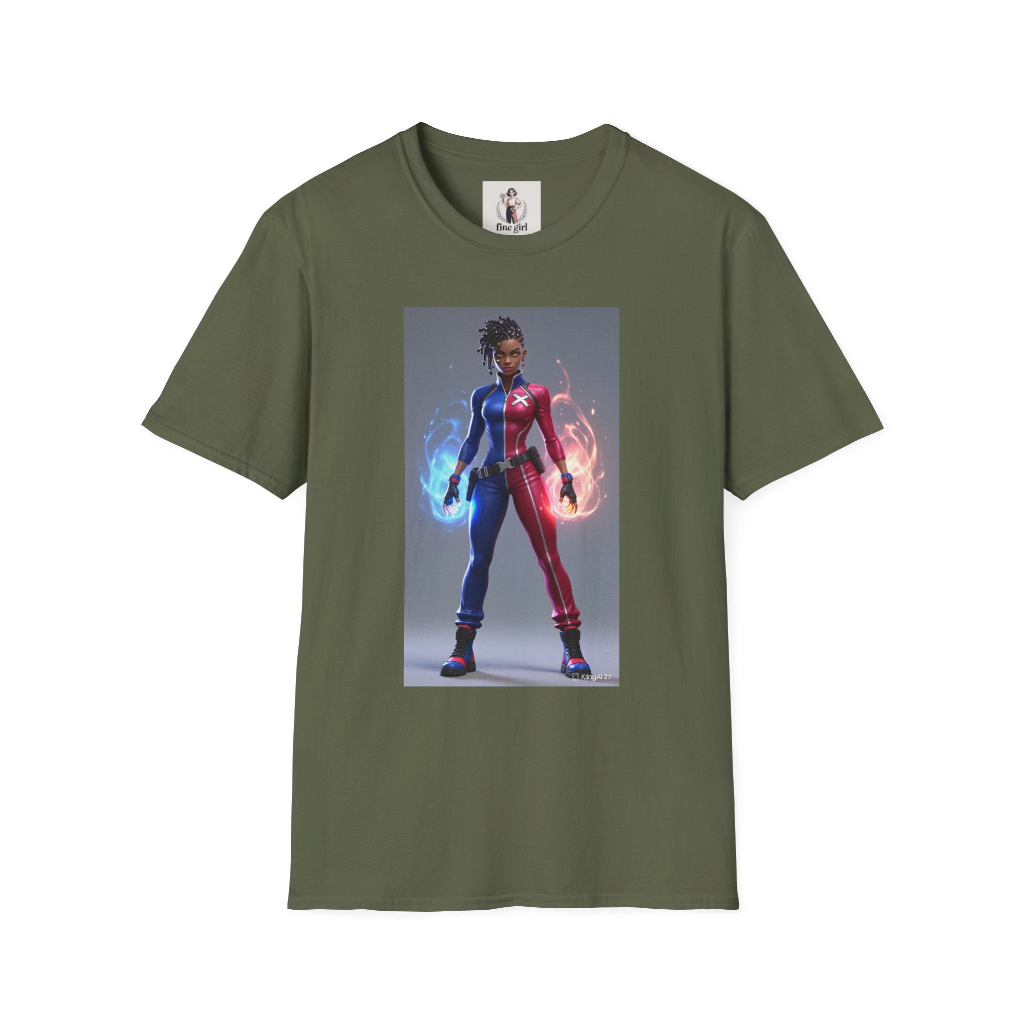 Mercedes Knight Superhero Marvel Unisex Softstyle T-Shirt, Comic Book Tee, Graphic Novel Shirt, Geeky Clothing, Cosplay Costume Top