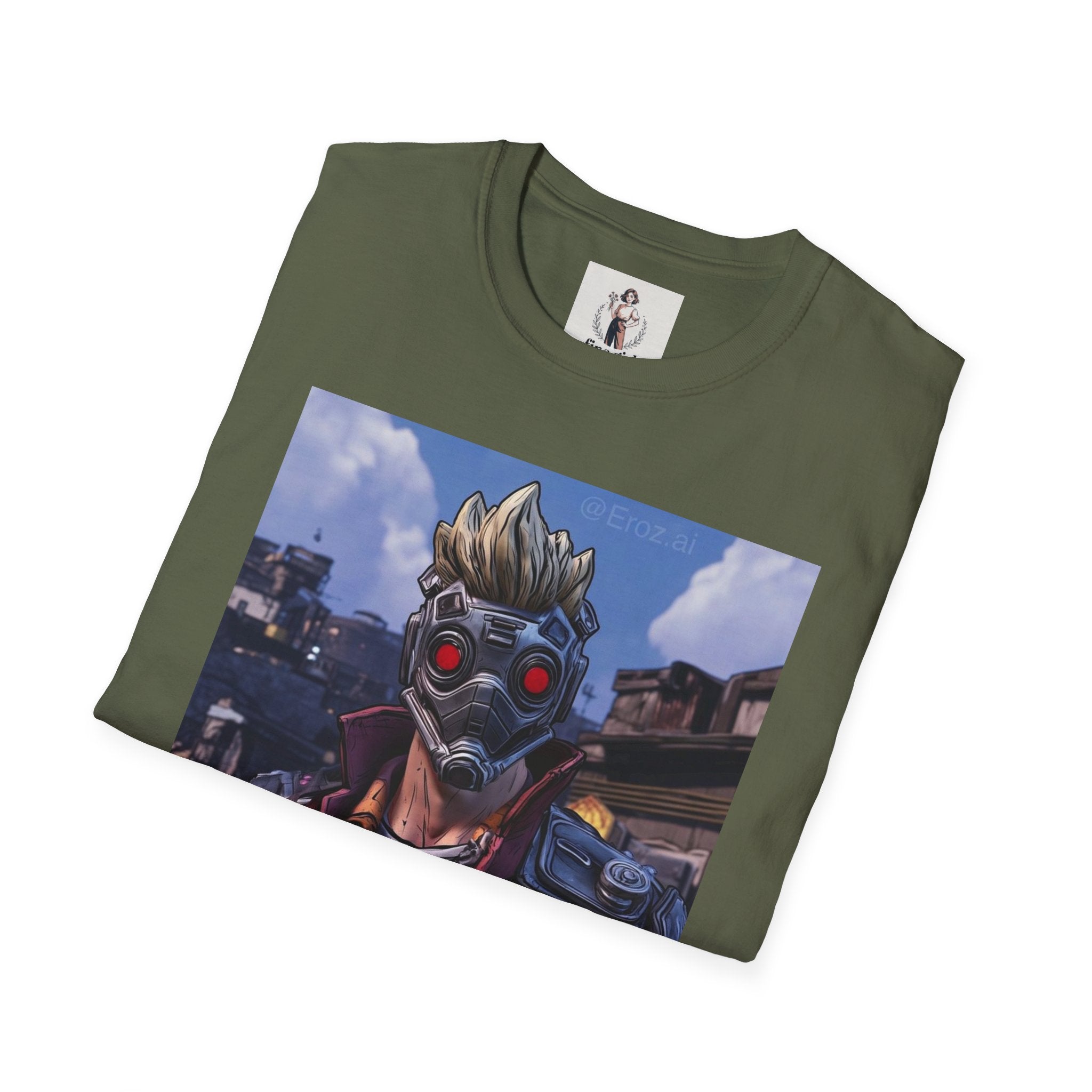 Star-Lord Superhero Marvel Unisex Softstyle T-Shirt, Comic Book Tee, Geeky Clothing, Cosplay Costume Top