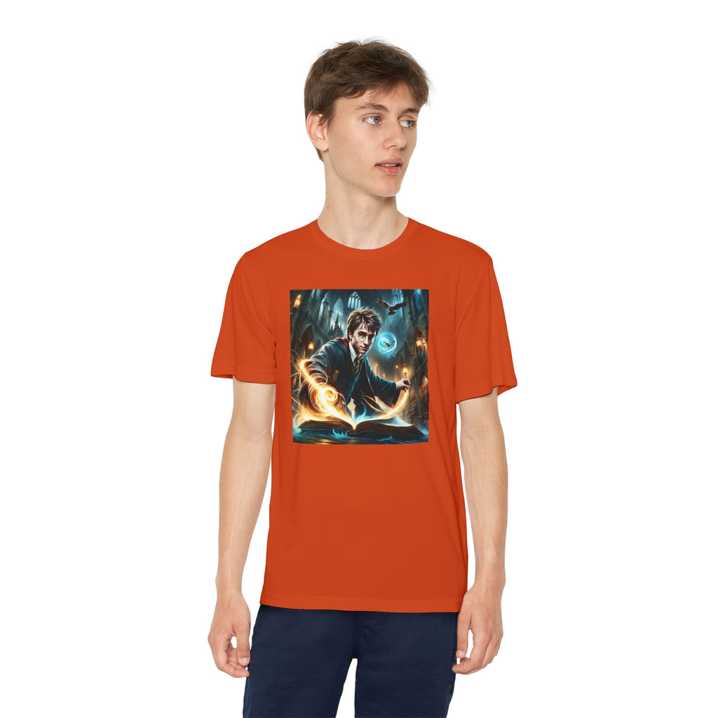 Youth Competitor Tee - Harry Potter, Wizard School Shirt, Magical Kids Top, Hogwarts Fan Gift, Sorcerer's Stone T-Shirt