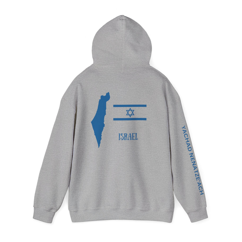 Isreal Flag And Map ~ Rebel Spirit Unisex Hoodie