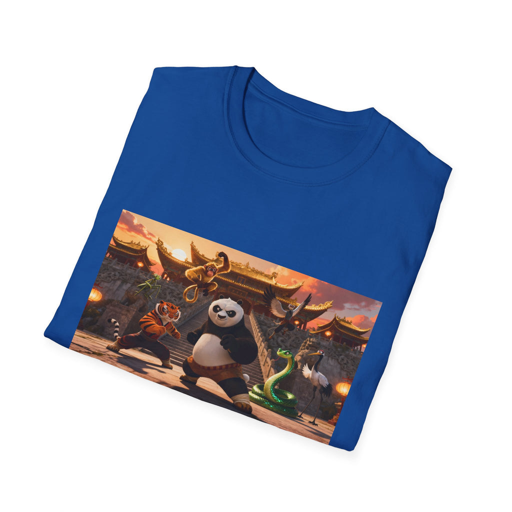 Kung Fu Panda Unisex Softstyle T-Shirt, DreamWorks Animation Youth Competitor Tee, Graphic Tee, Movie Fan Gift, Cult Classic Shirt, Comfy