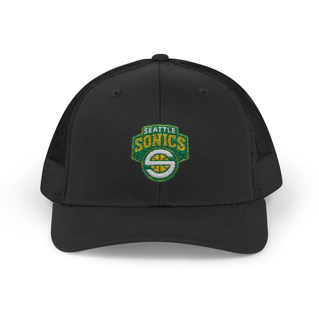 The Seattle SuperSonics Snapback Trucker Cap, American Flag Hat, Outdoor Cap, Casual Wear, Gift for Dad, 4th of July Apparel