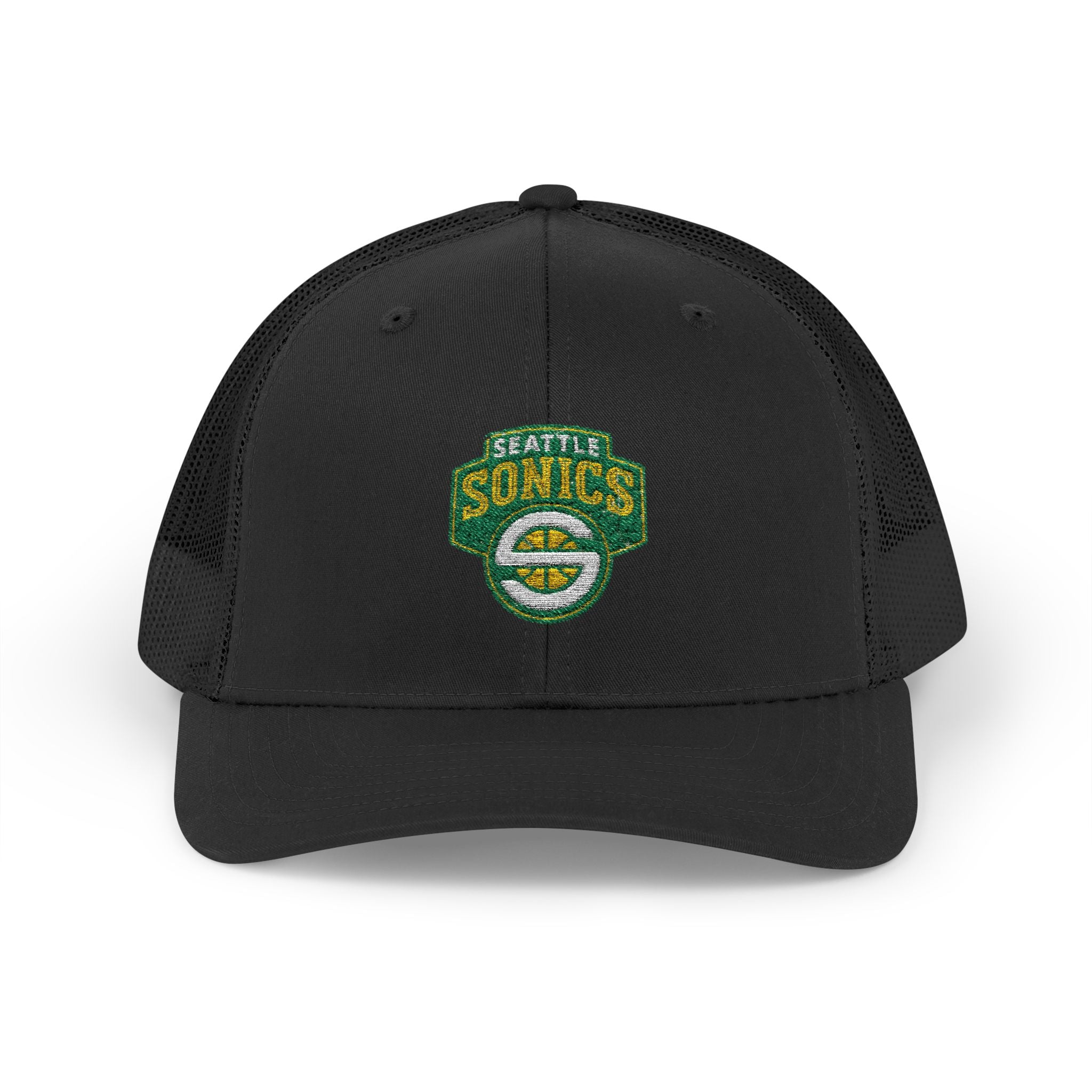 The Seattle SuperSonics Snapback Trucker Cap, American Flag Hat, Outdoor Cap, Casual Wear, Gift for Dad, 4th of July Apparel