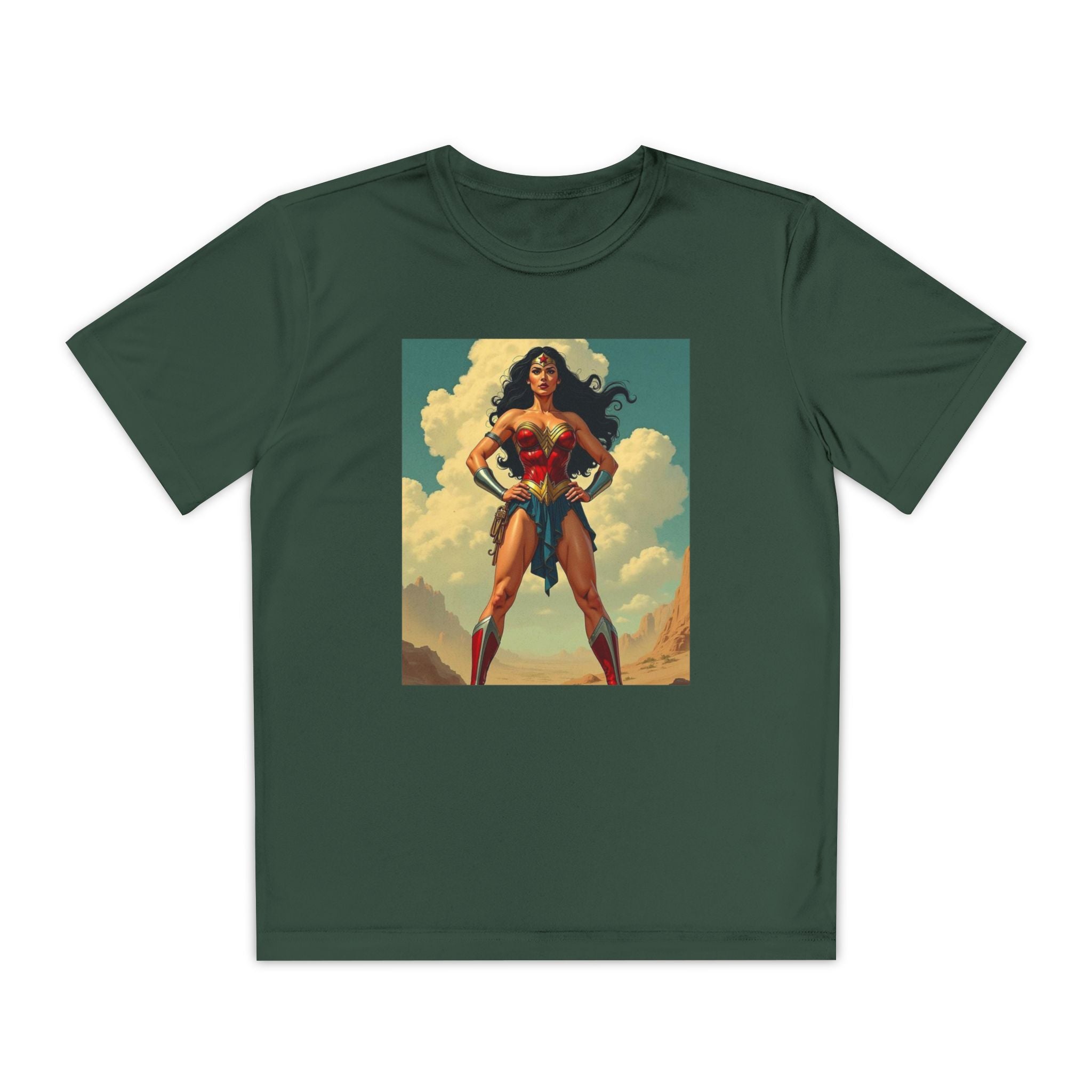 Wonder Woman Superhero Marvel t-shirt, Kids Graphic Tee, Boys Superhero Shirt, Children's Movie Character Top