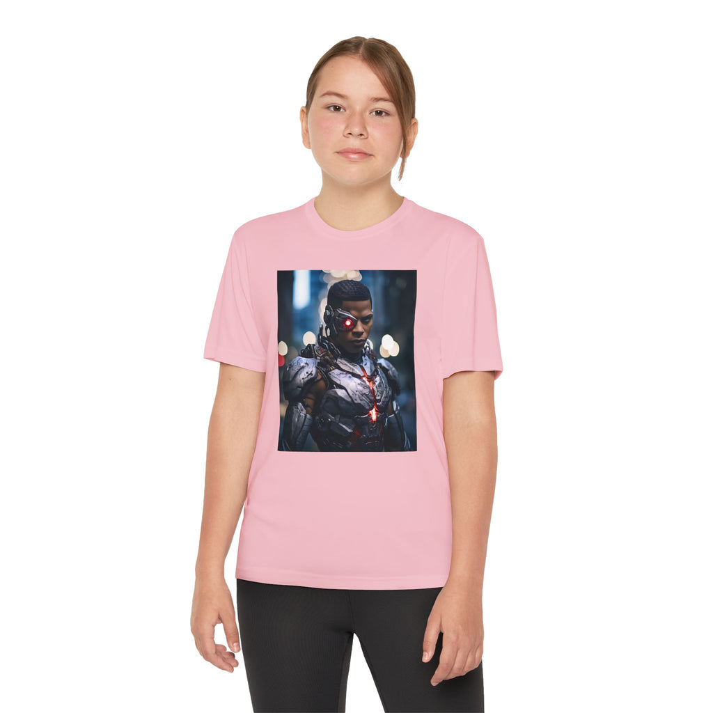 Cyborg Superhero Marvel Patriotic, Kids Graphic T-Shirt, Boys Hero Top, Girls Comic Book Clothing, Birthday