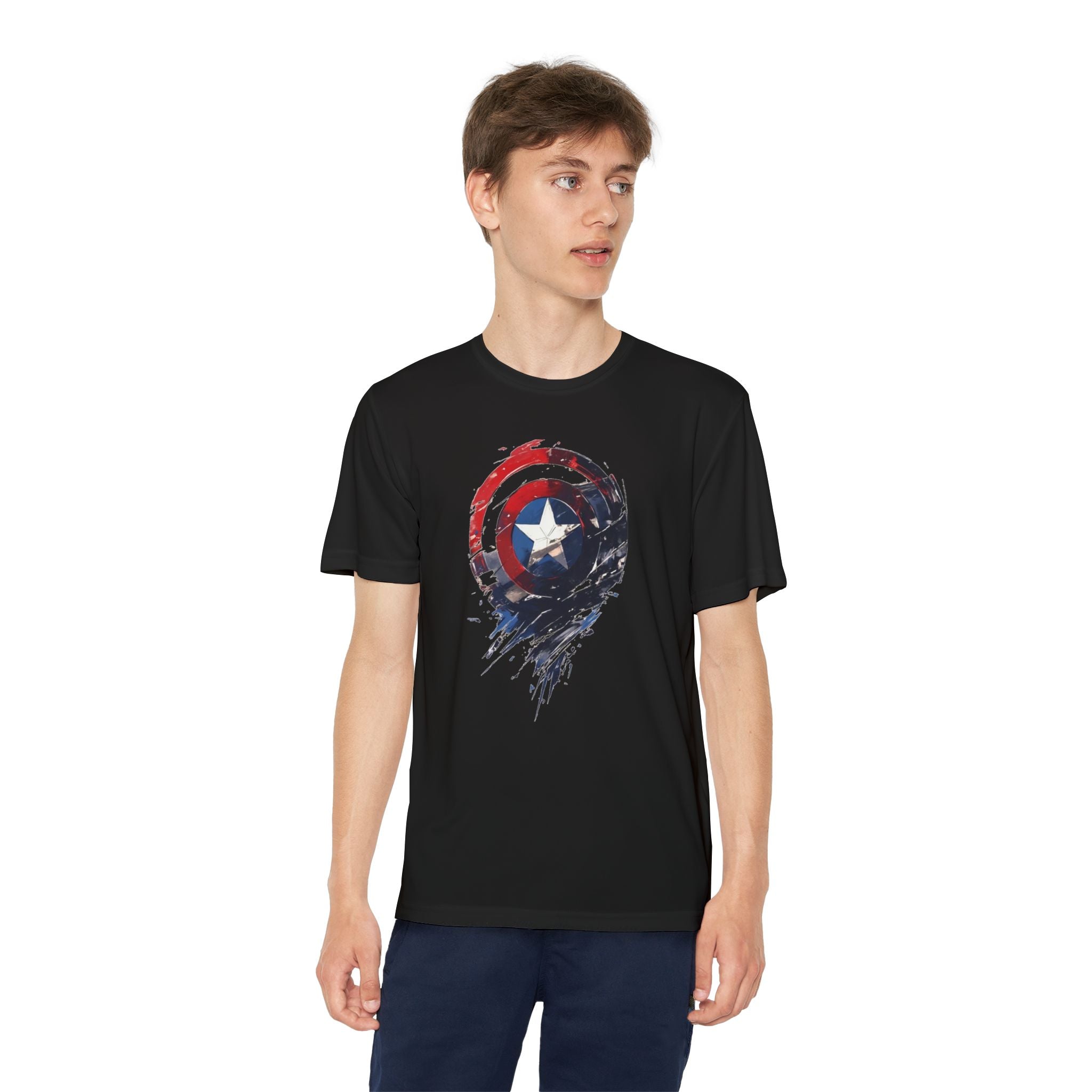 Advengers Youth T-Shirt Sports Graphic Tee, Cool Athletic Shirt for Kids
