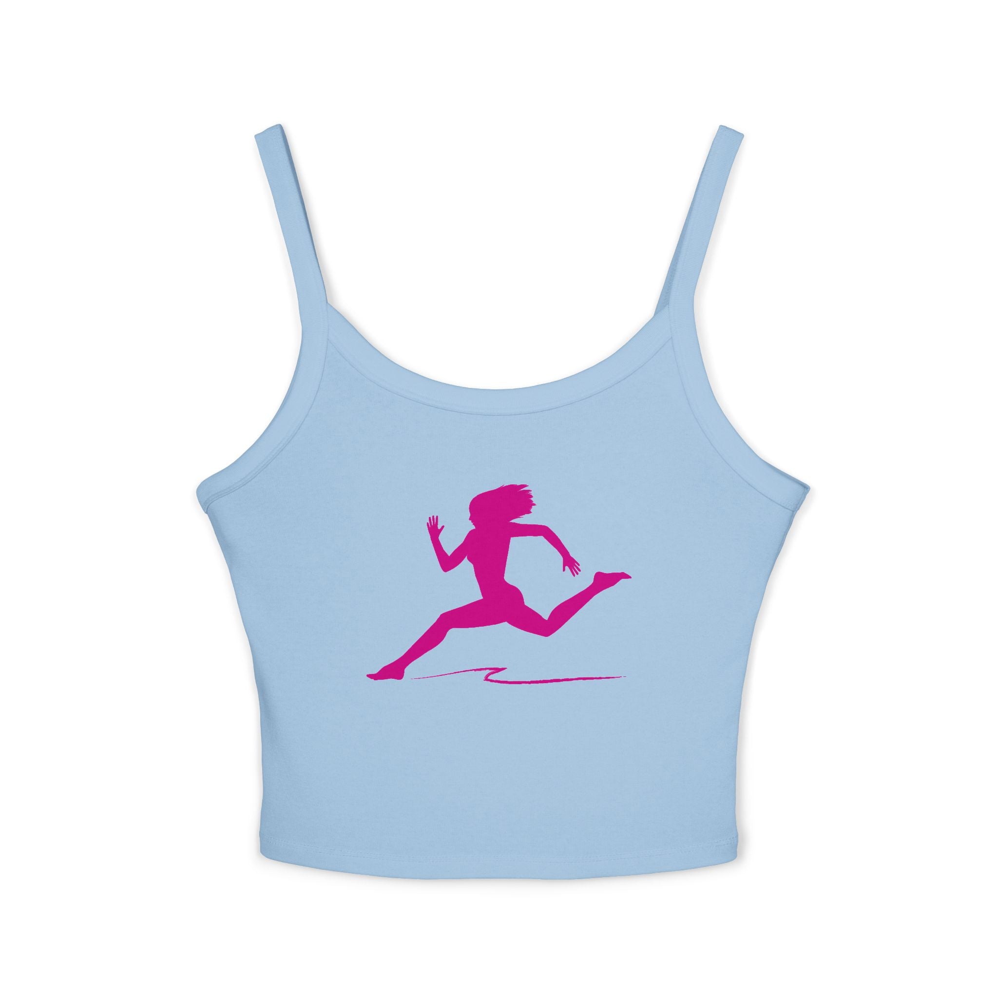 Running Woman Tank Top, Athletic Workout Top, Fitness Sleeveless Shirt, Jogging Muscle Tee, Exercise Gym Cami