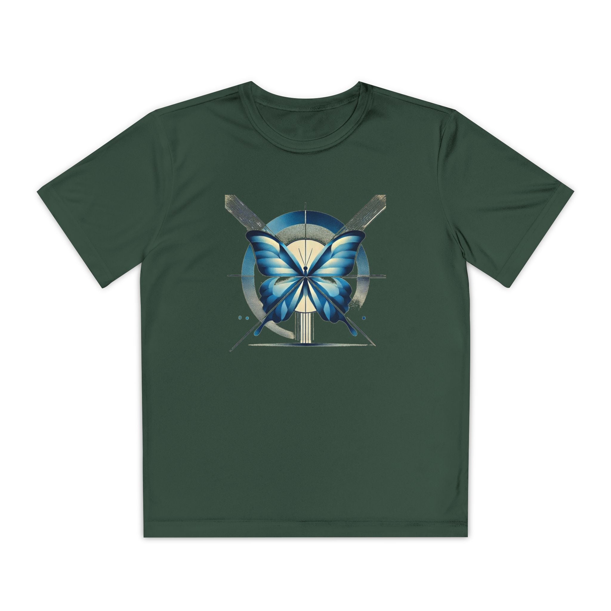 Butterffy Youth T-Shirt Sports Graphic Tee, Cool Athletic Shirt for Kids, Perfect for Sports Events, Team Spirit