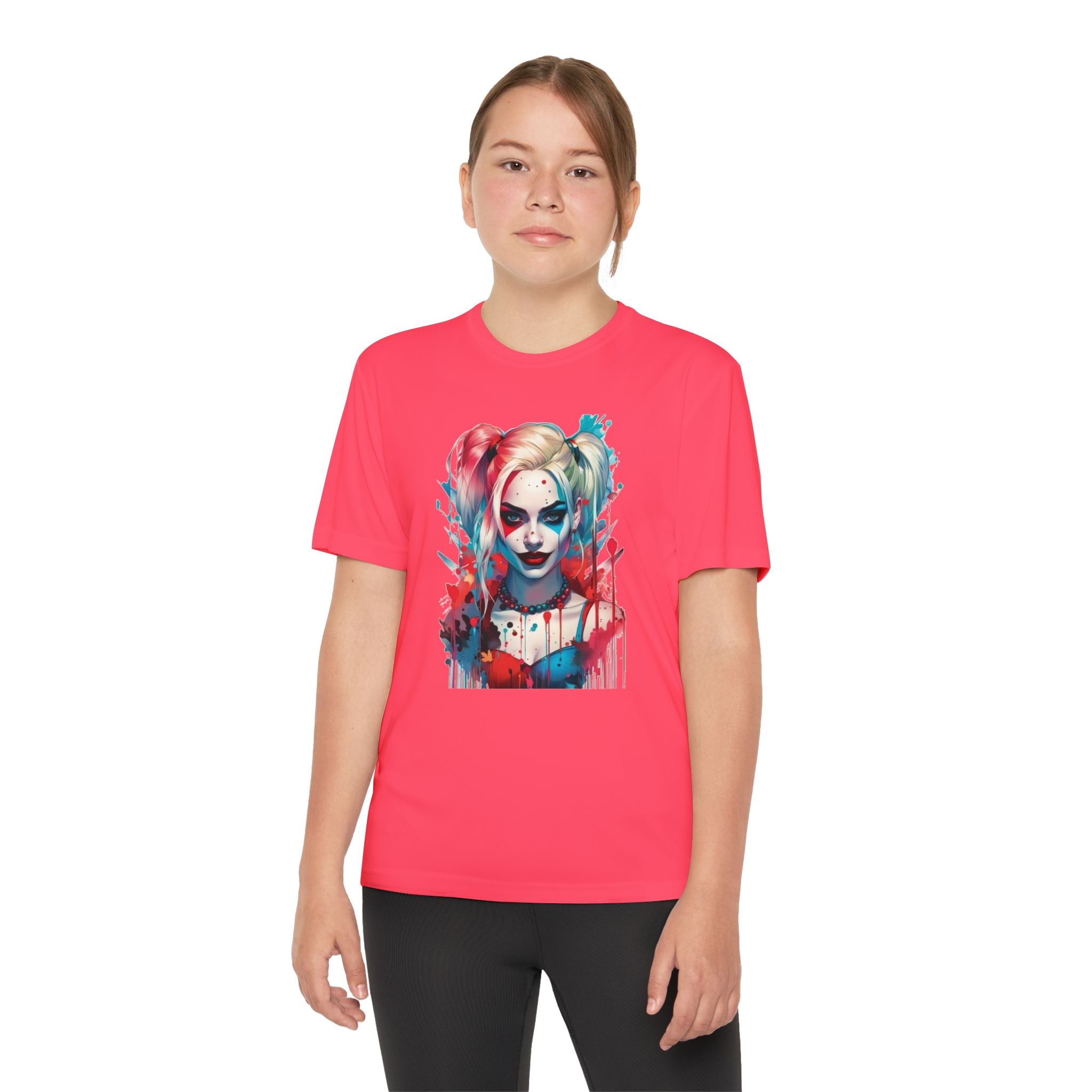 Superhero Youth T-Shirt Sports Graphic Tee, Cool Athletic Shirt for Kids