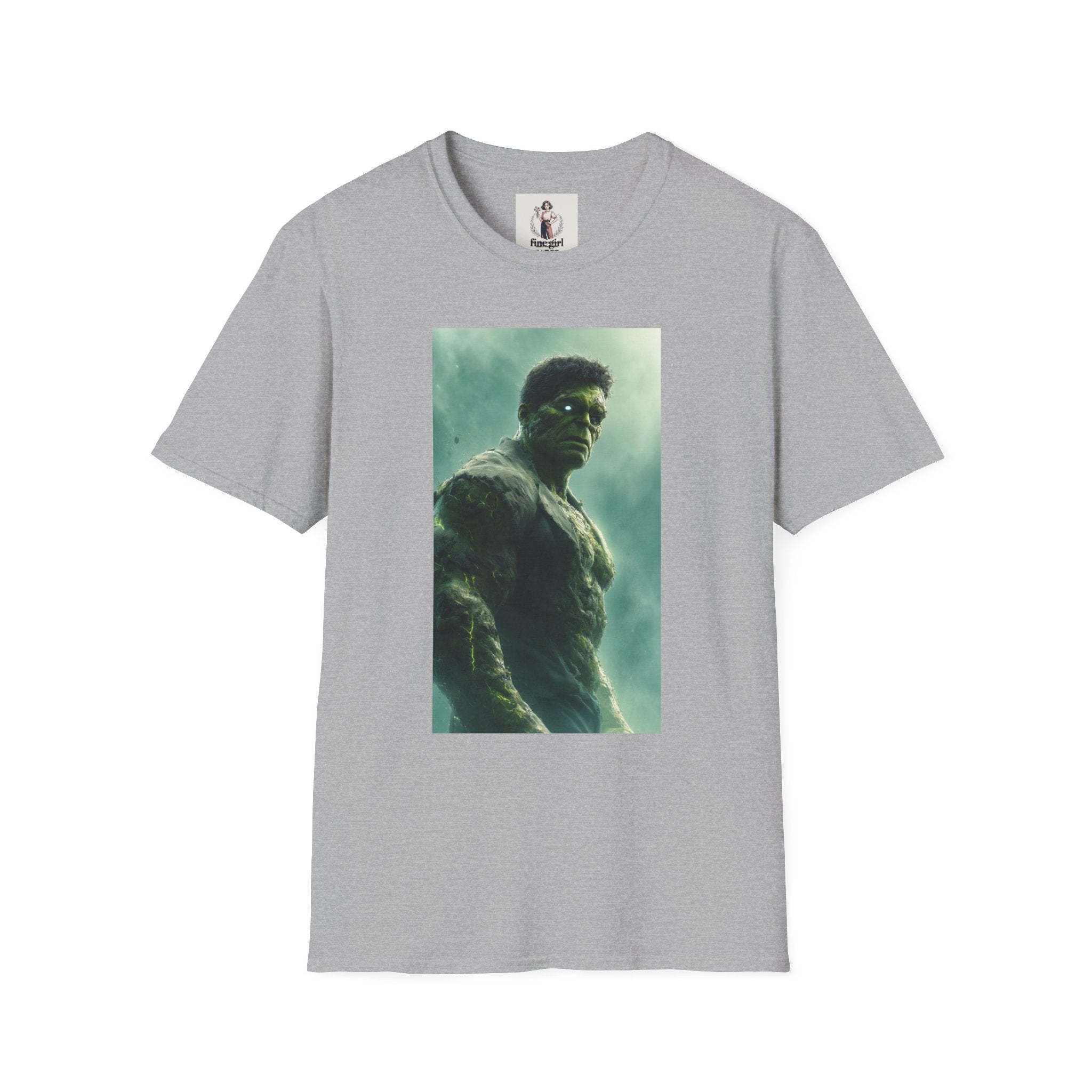 The Incredible Hulk Superhero Marvel Unisex Softstyle T-Shirt, Comic Book Tee, Geeky Clothing, Cosplay Costume Top